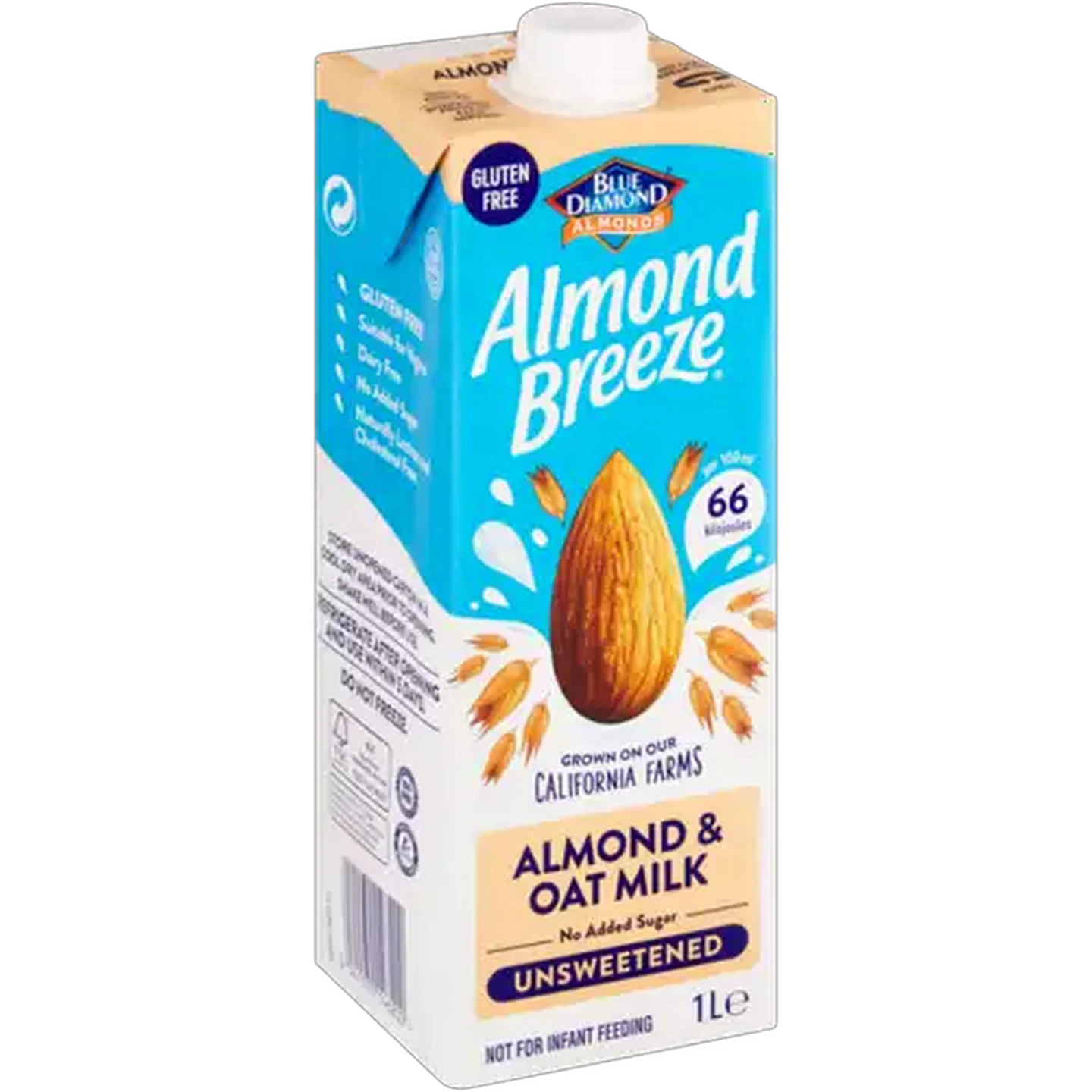 Image of Almond Breeze Unsweetened Almond & Oat Milk 6 x 1L