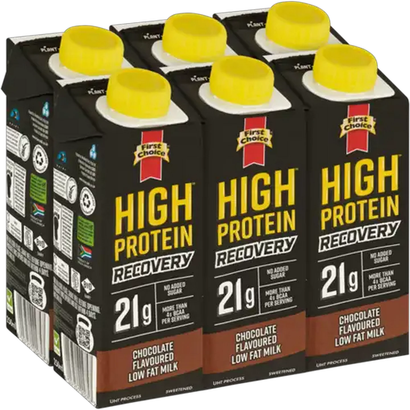 Image of First Choice High Protein Recovery Chocolate Flavoured Low Fat Milk 6 x 250ml