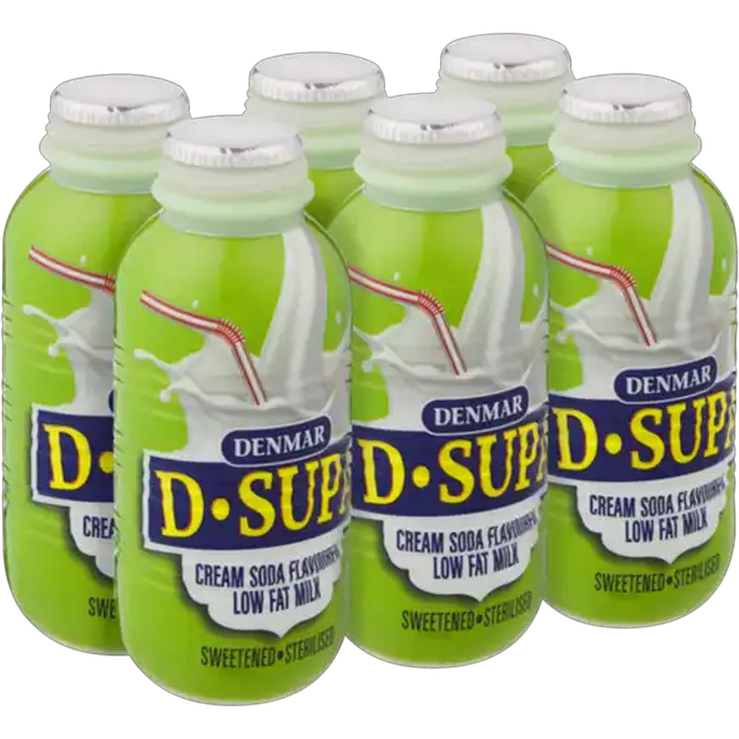Image of Denmar D-Supa Cream Soda Flavoured Low Fat Milk 6 x 350ml
