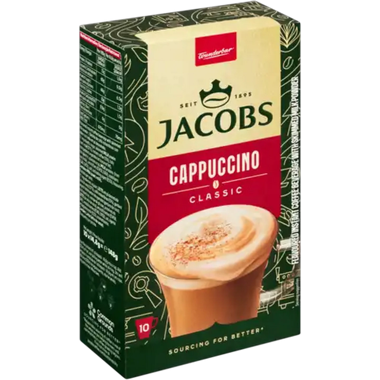 Image of Jacobs Classic Cappuccino Stick 10 x 14.8g