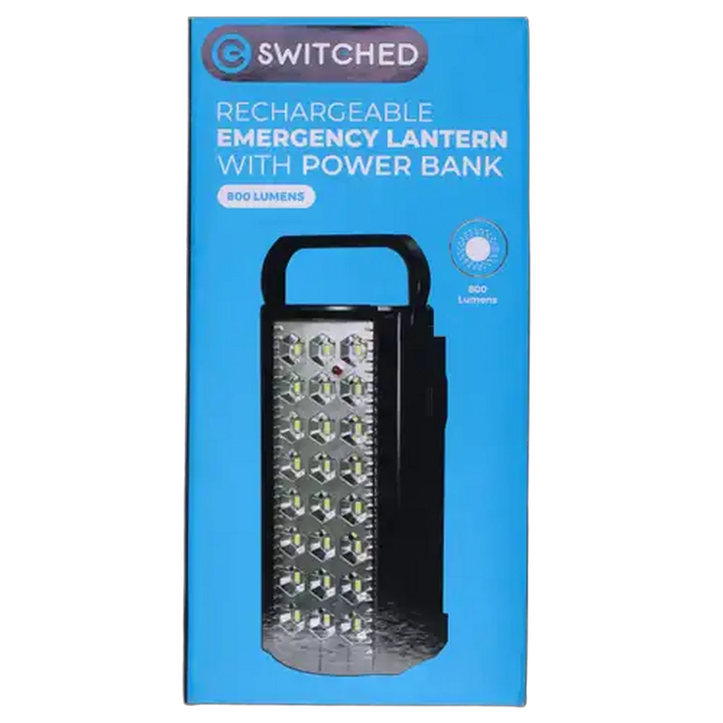 Image of Switched Rechargeable LED Lantern 800 Lumens