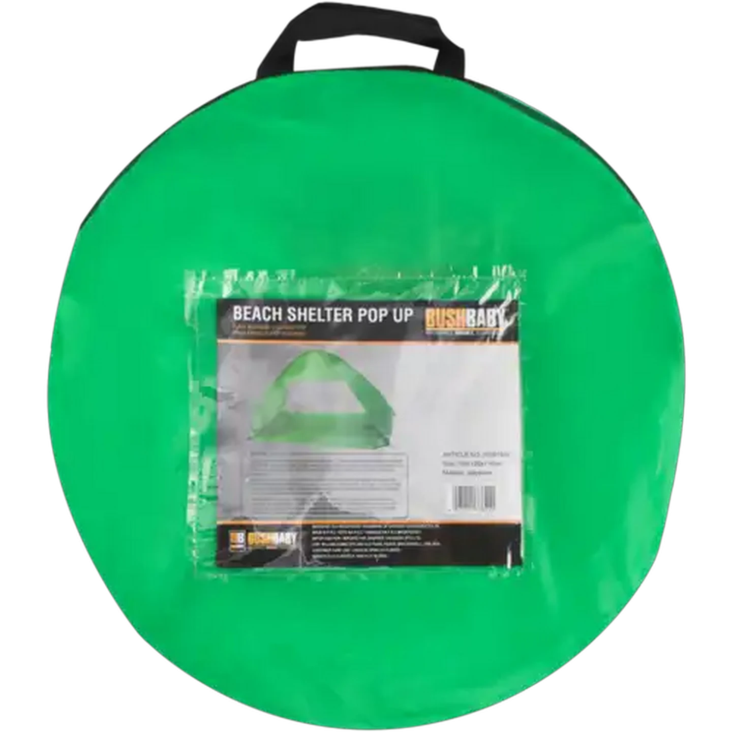 Image of Bush Baby Green Pop Up Beach Shelter