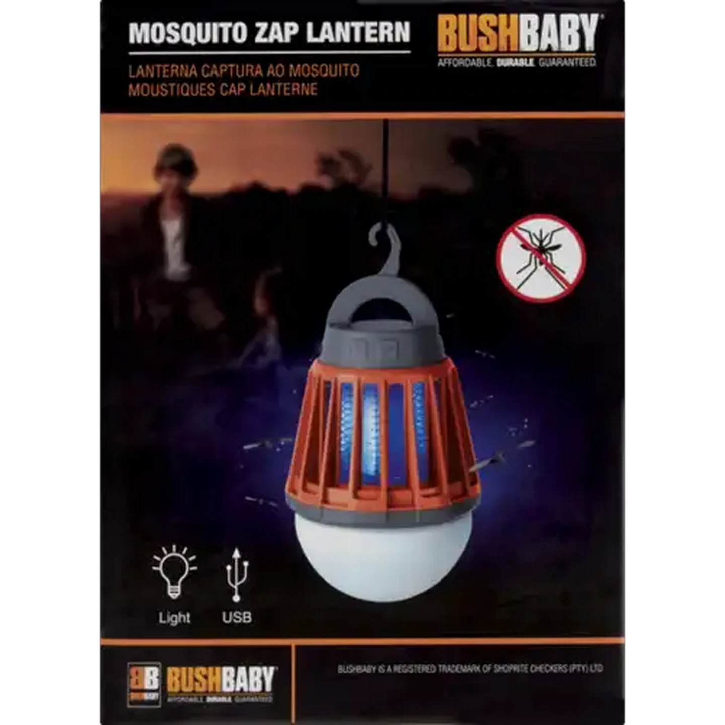 Image of Bush Baby USB Mosquito Zap LED Lantern