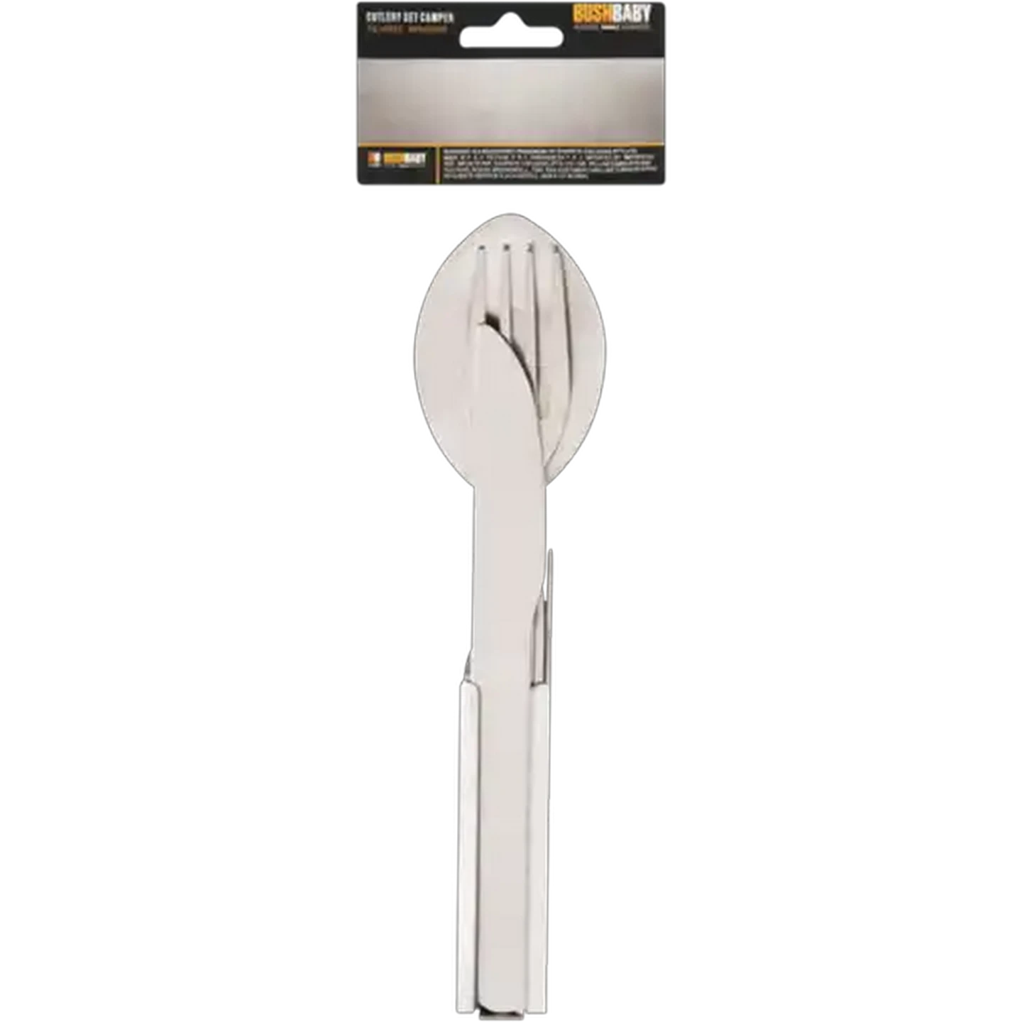 Image of Bush Baby Silver Camper Cutlery Set 3 Piece
