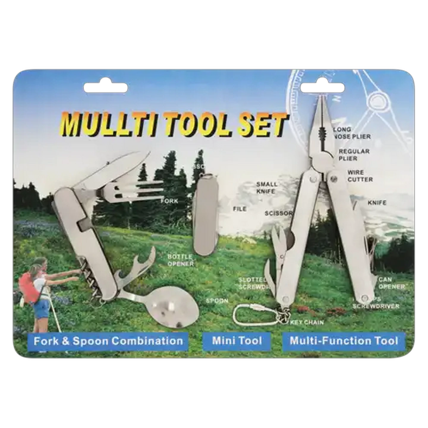 Image of Bush Baby Camper Multipurpose Tool Camping Set