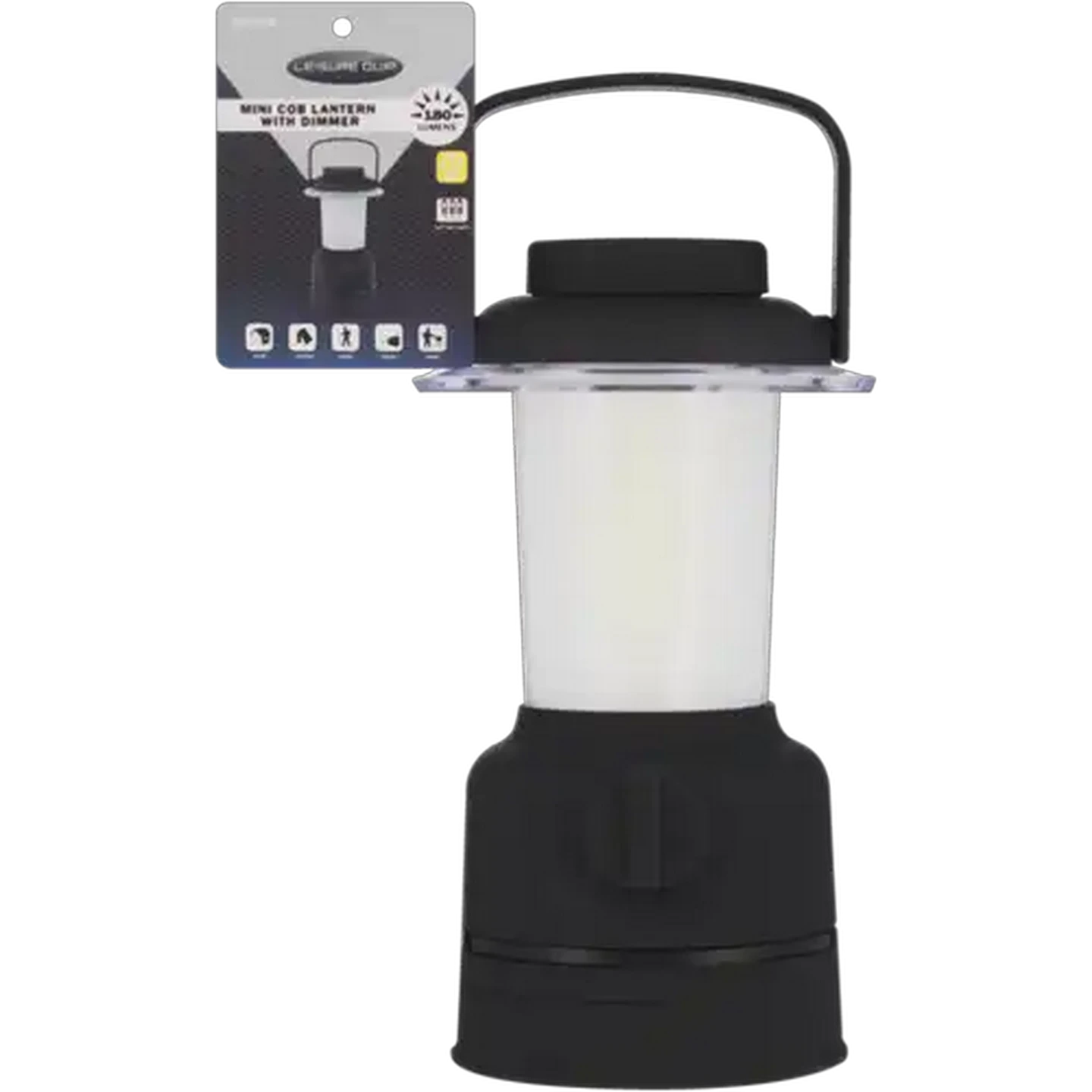 Image of Leisure Quip Mini Cob Lantern With Dimmer 180 Lumens