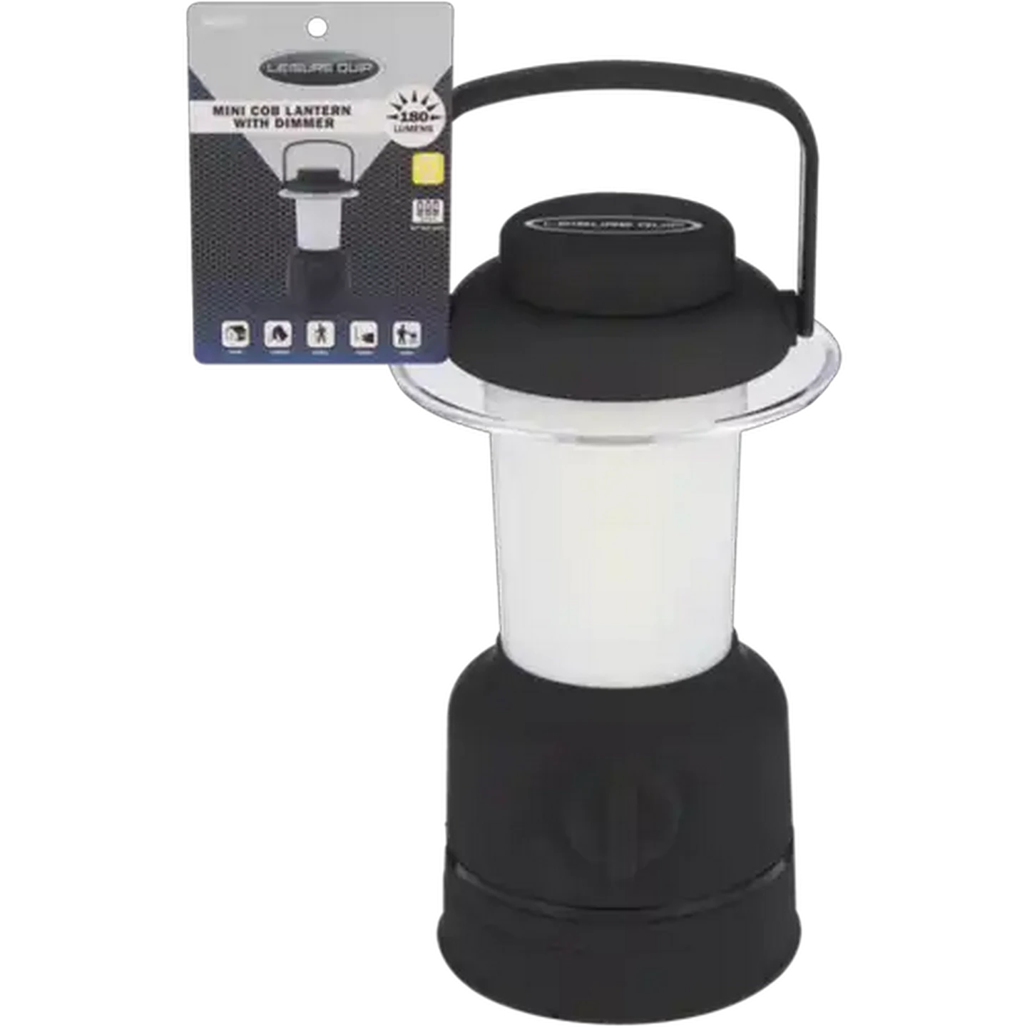Image of Leisure Quip Mini Cob Lantern With Dimmer 180 Lumens