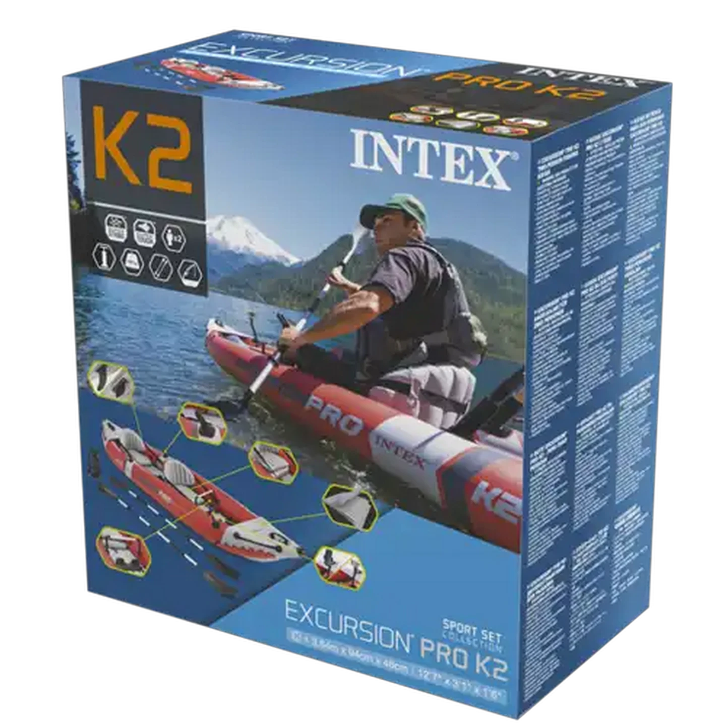 Image of Intex Excursion Pro K2 Kayak 384x94x46cm