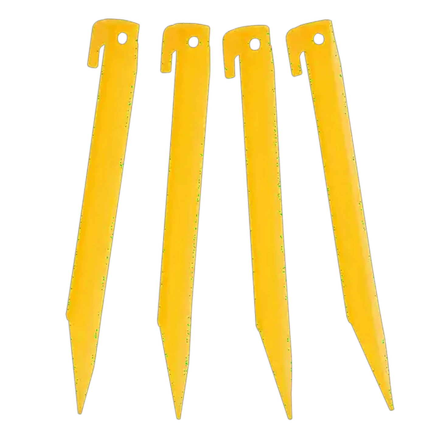 Image of Bush Baby Yellow Plastic Tent Pegs 23cm 4-Pack