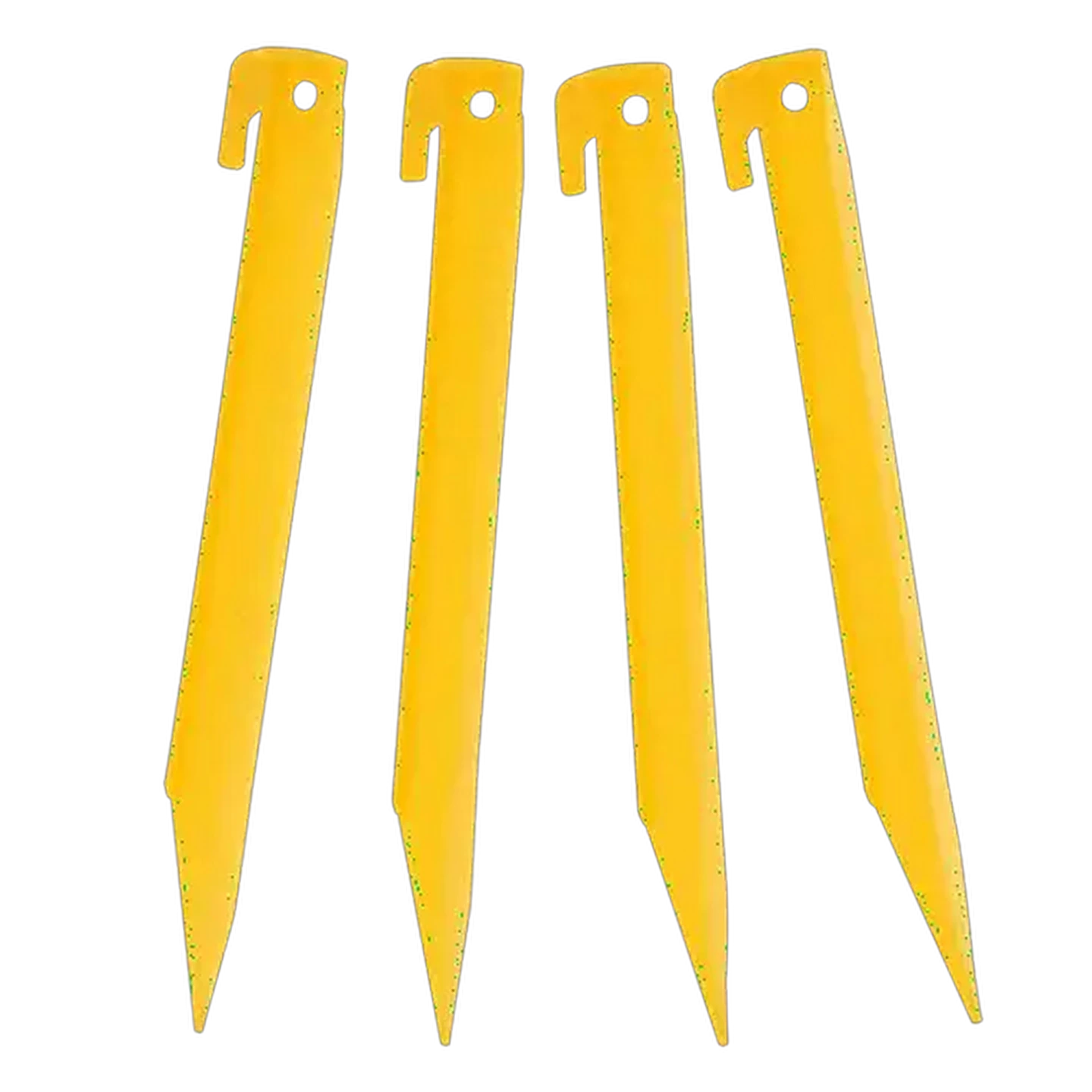 Image of Bush Baby Yellow Plastic Tent Pegs 23cm 4-Pack