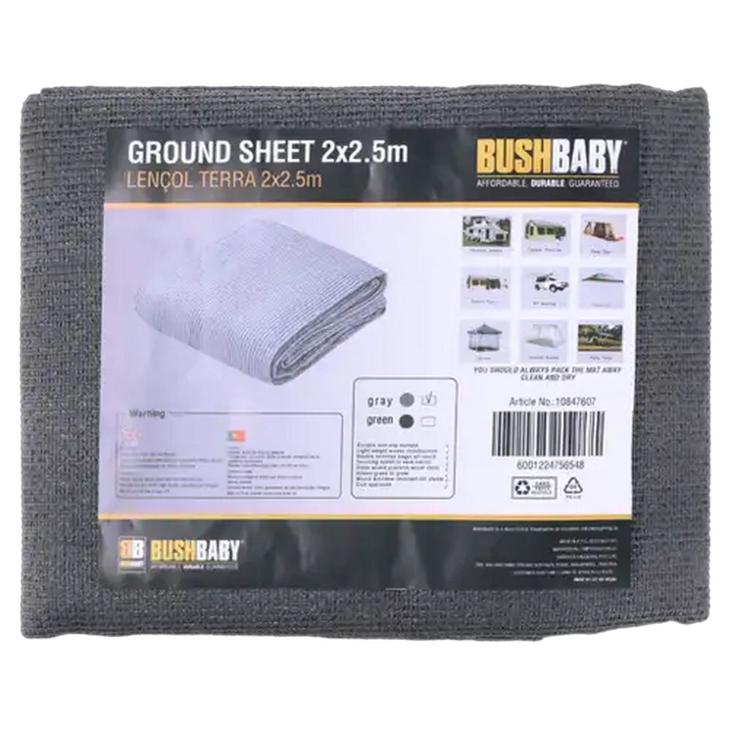 Image of Bush Baby Ground Sheet 2m x 2.5m
