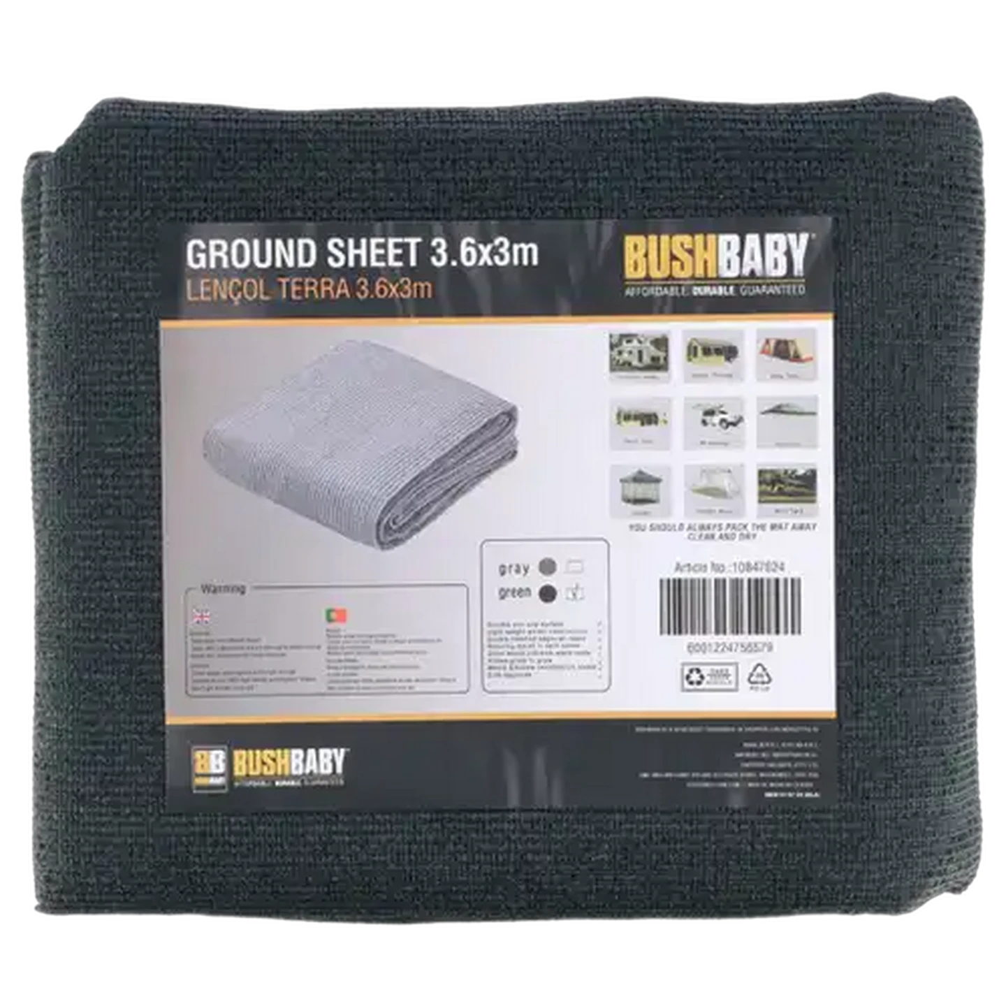 Image of Bush Baby Ground Sheet 3.6m x 3m