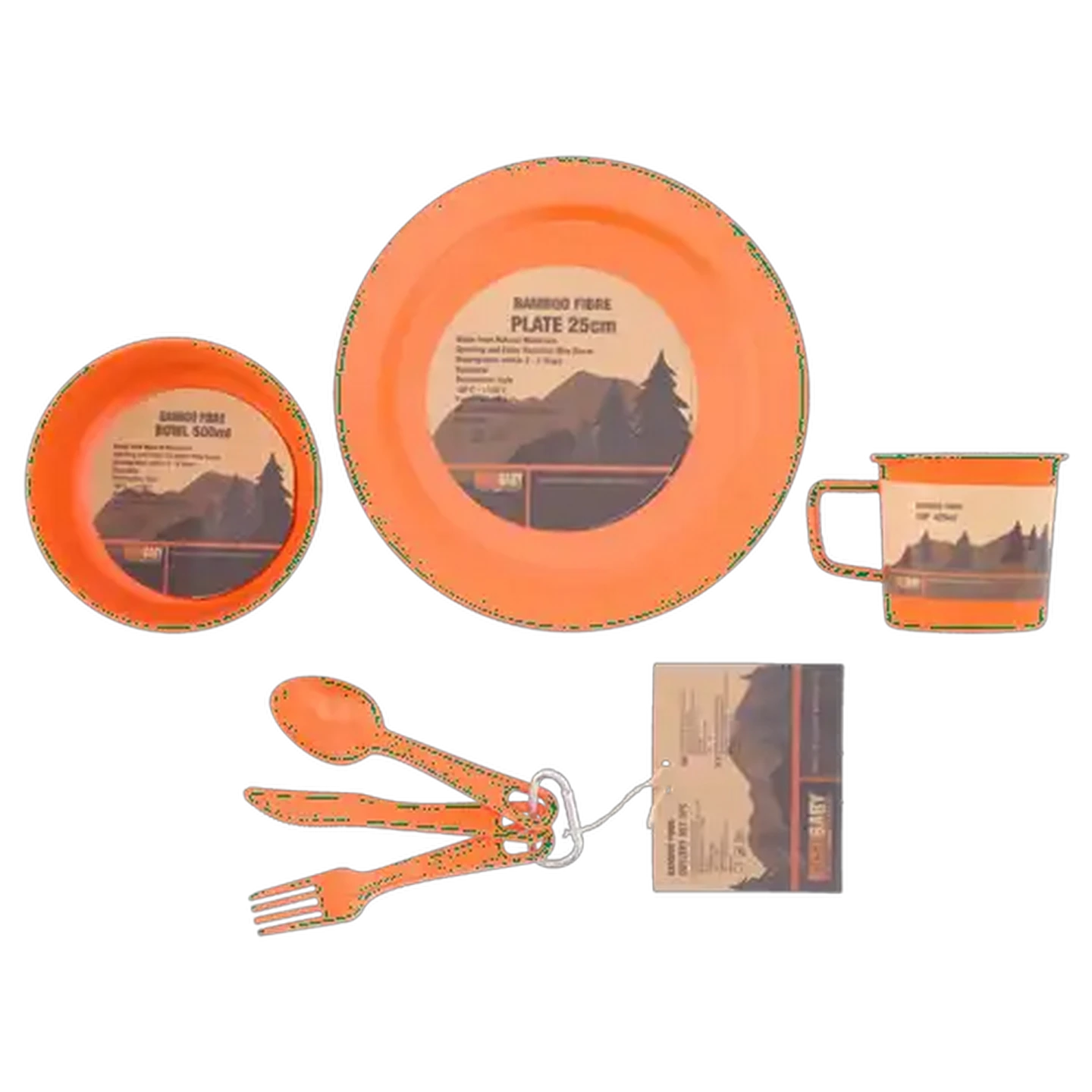Image of Bush Baby Bamboo Camper Set 7 Piece