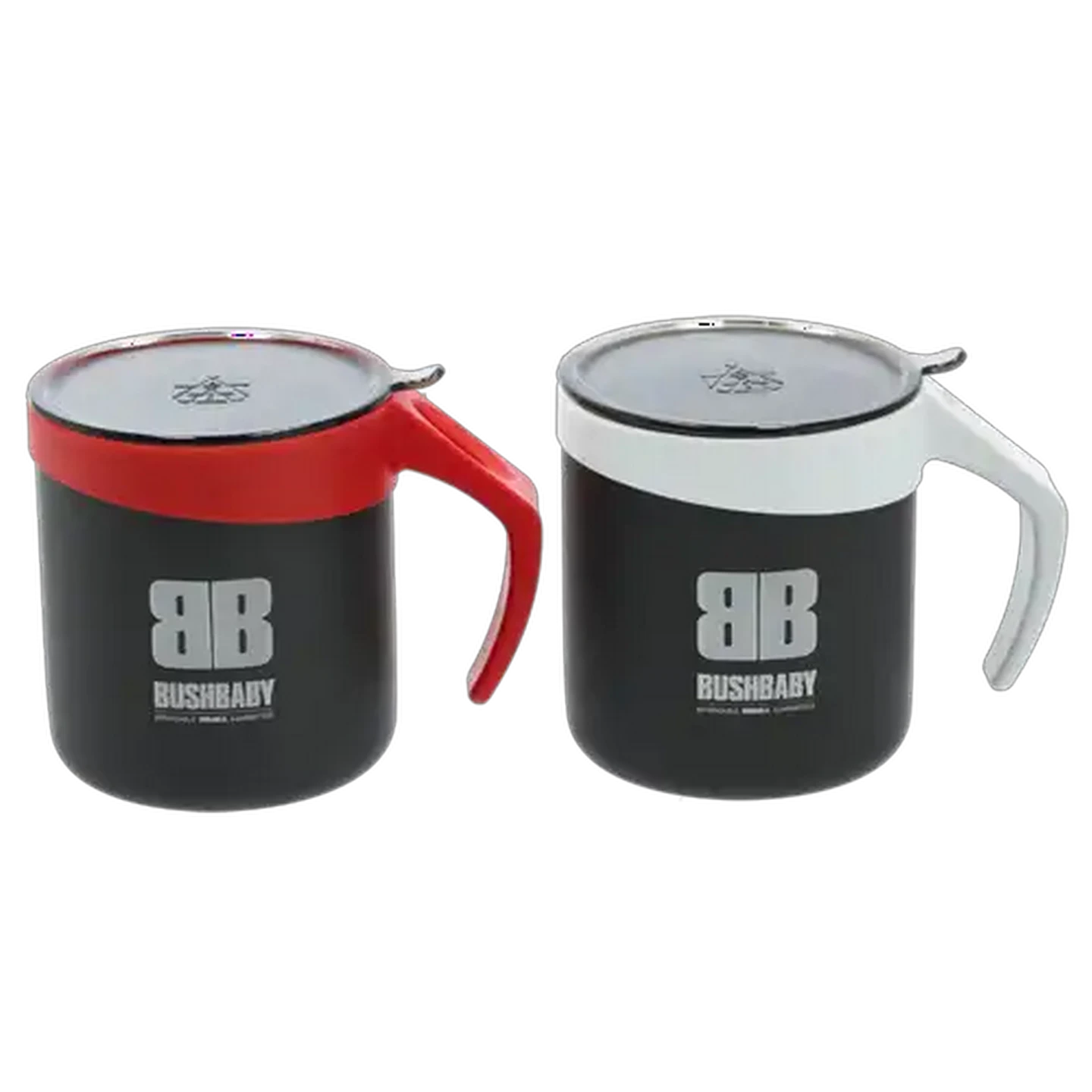 Image of Bush Baby Aluminium Mug with Lid 400ml (Colour May Vary)