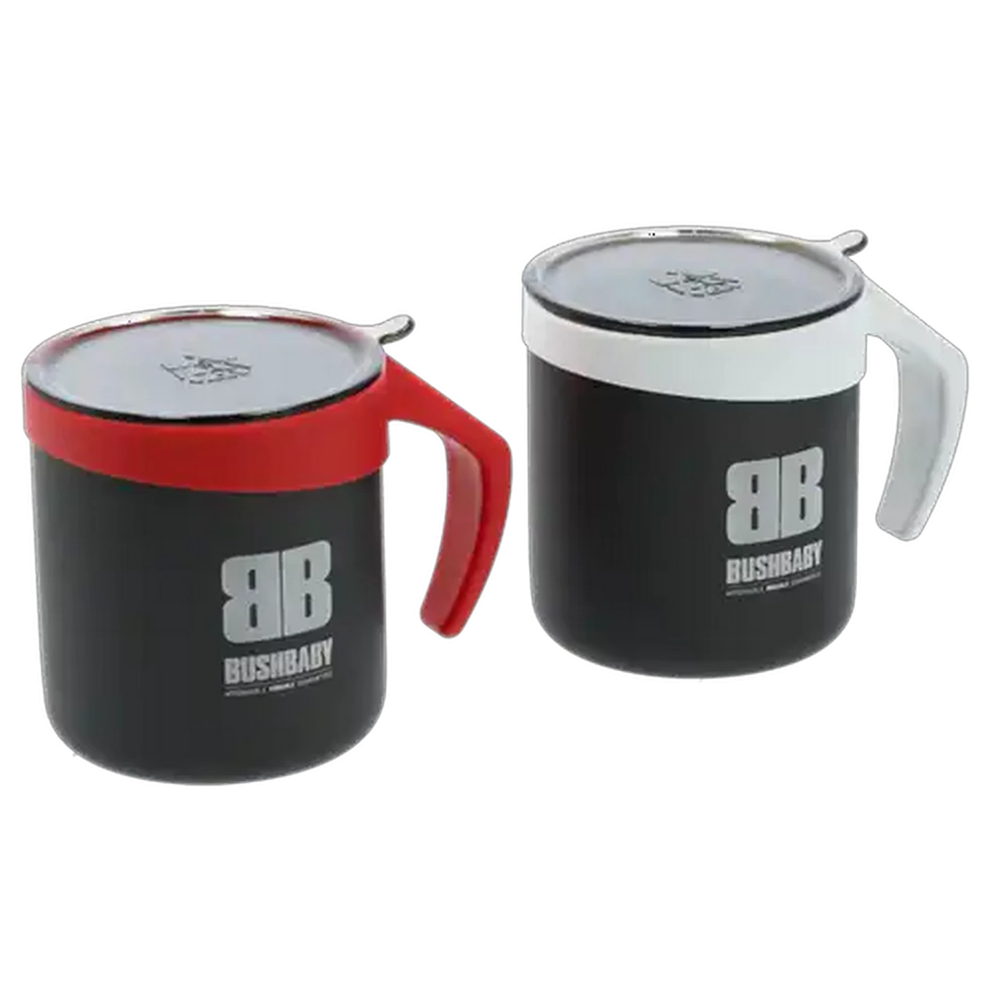 Image of Bush Baby Aluminium Mug with Lid 400ml (Colour May Vary)