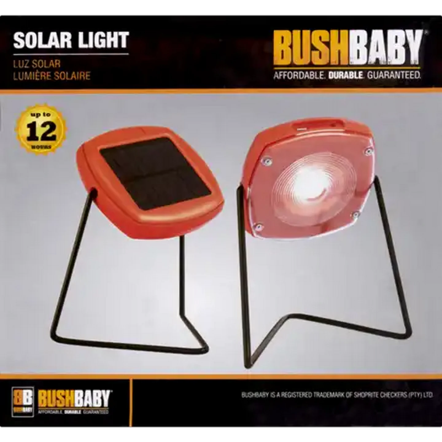 Image of Bush Baby Orange Micro USB LED Solar Light