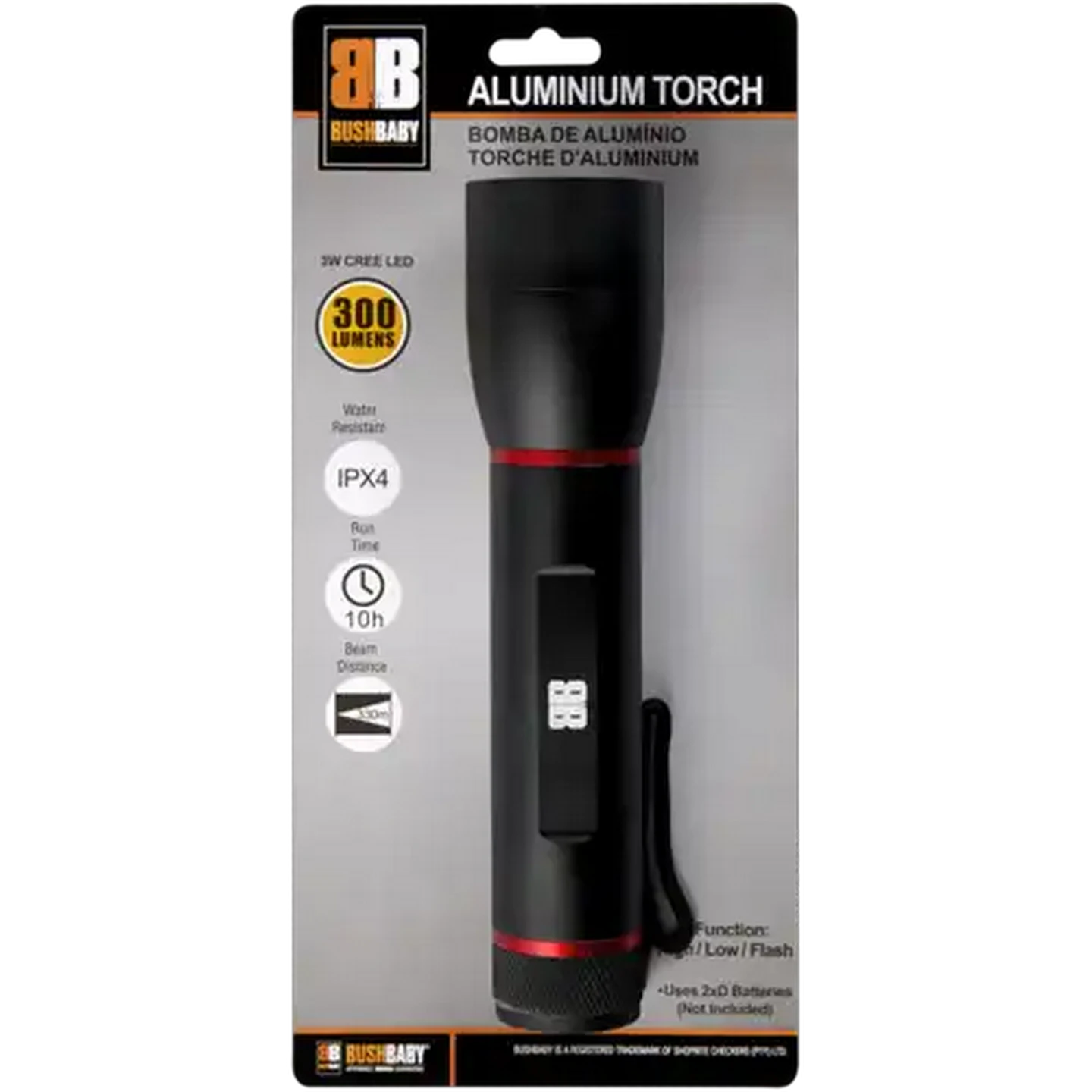 Image of Bush Baby Aluminium LED Torch 3W