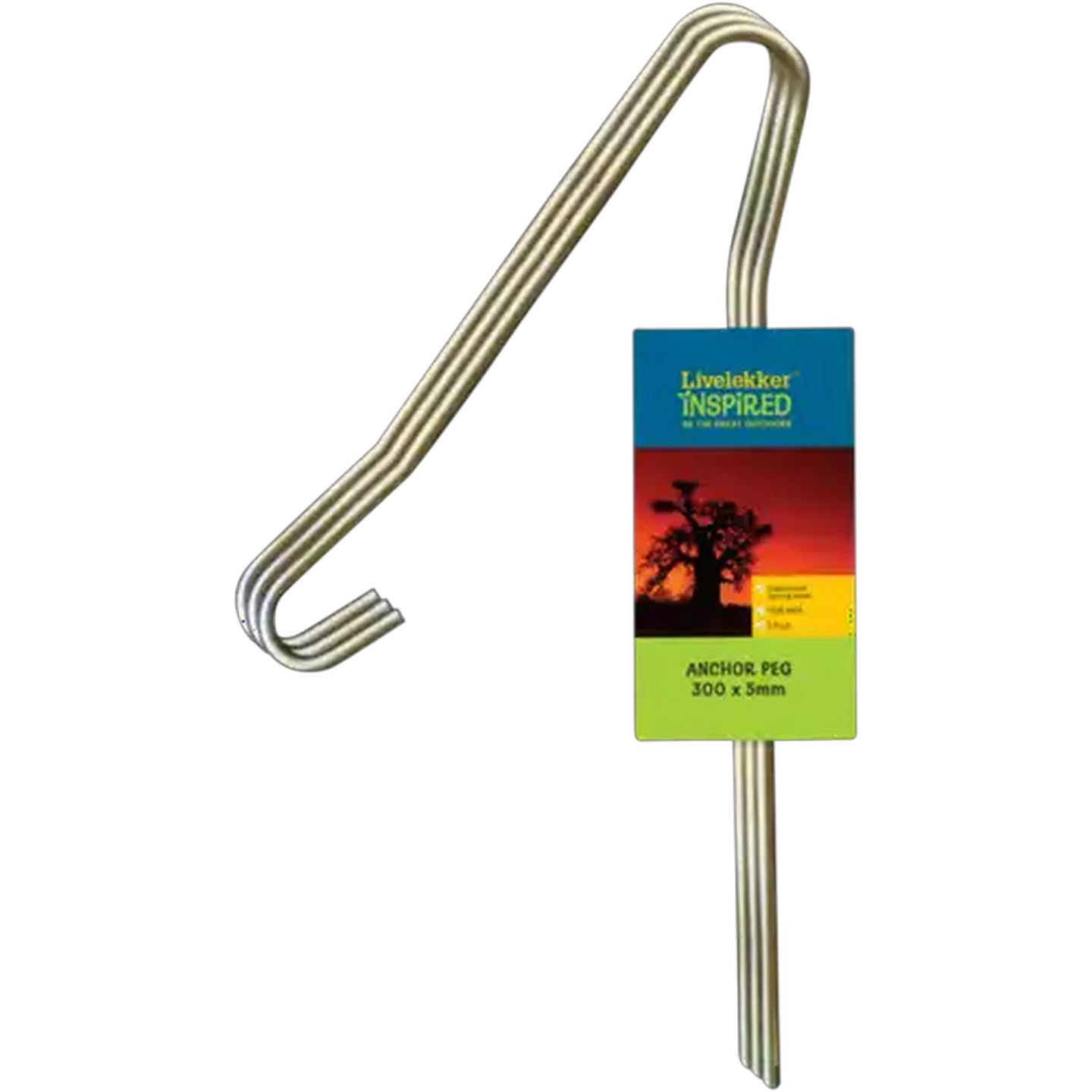 Image of Livelekker Steel Anchor Pegs 5-Pack
