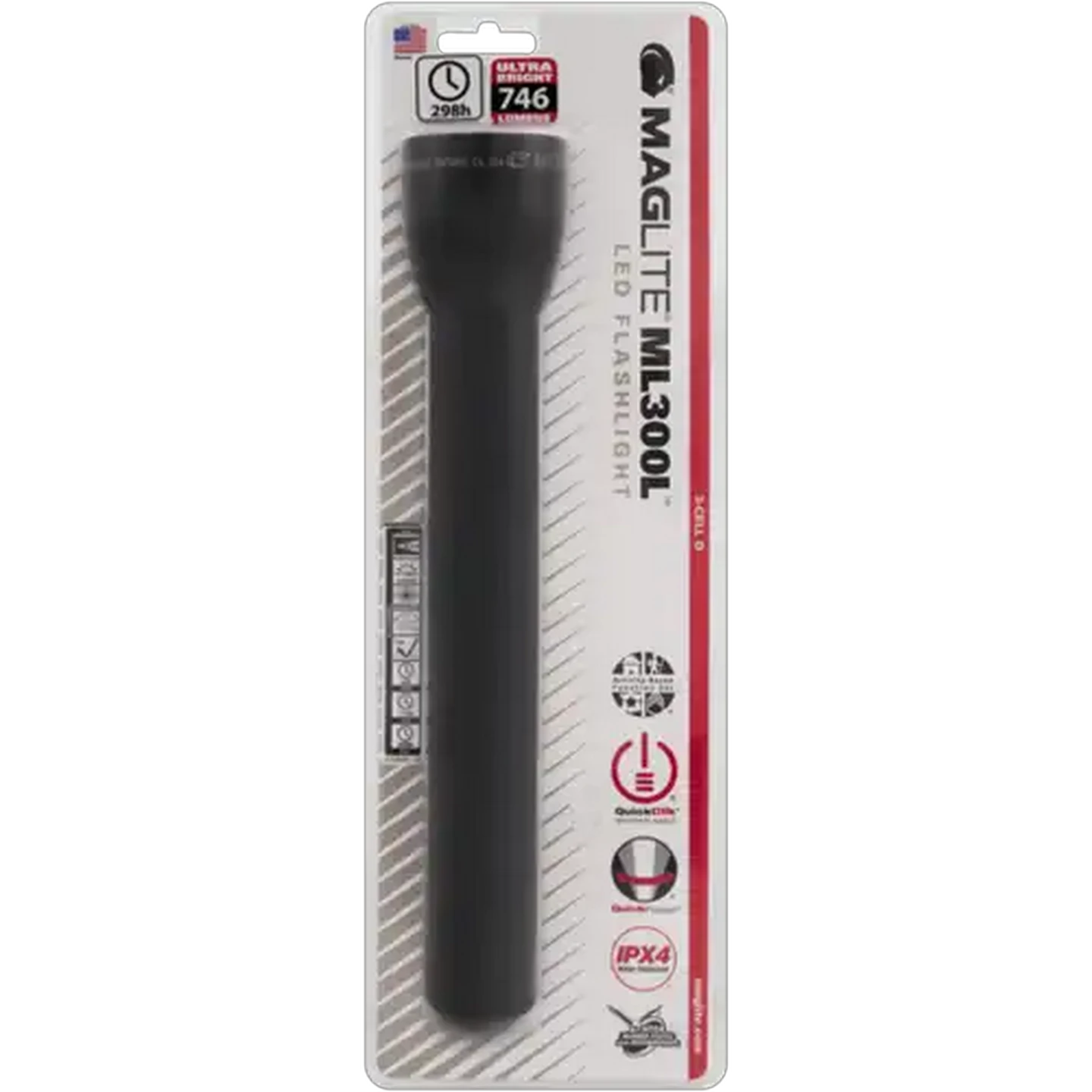Image of MAGlite Black ML300L 746 Lumen LED Flashlight