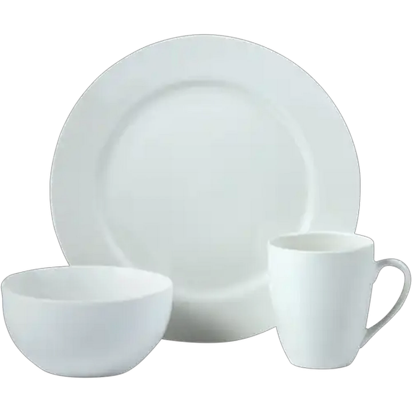 Image of Glacier Basic White Dinner Set 12-Piece