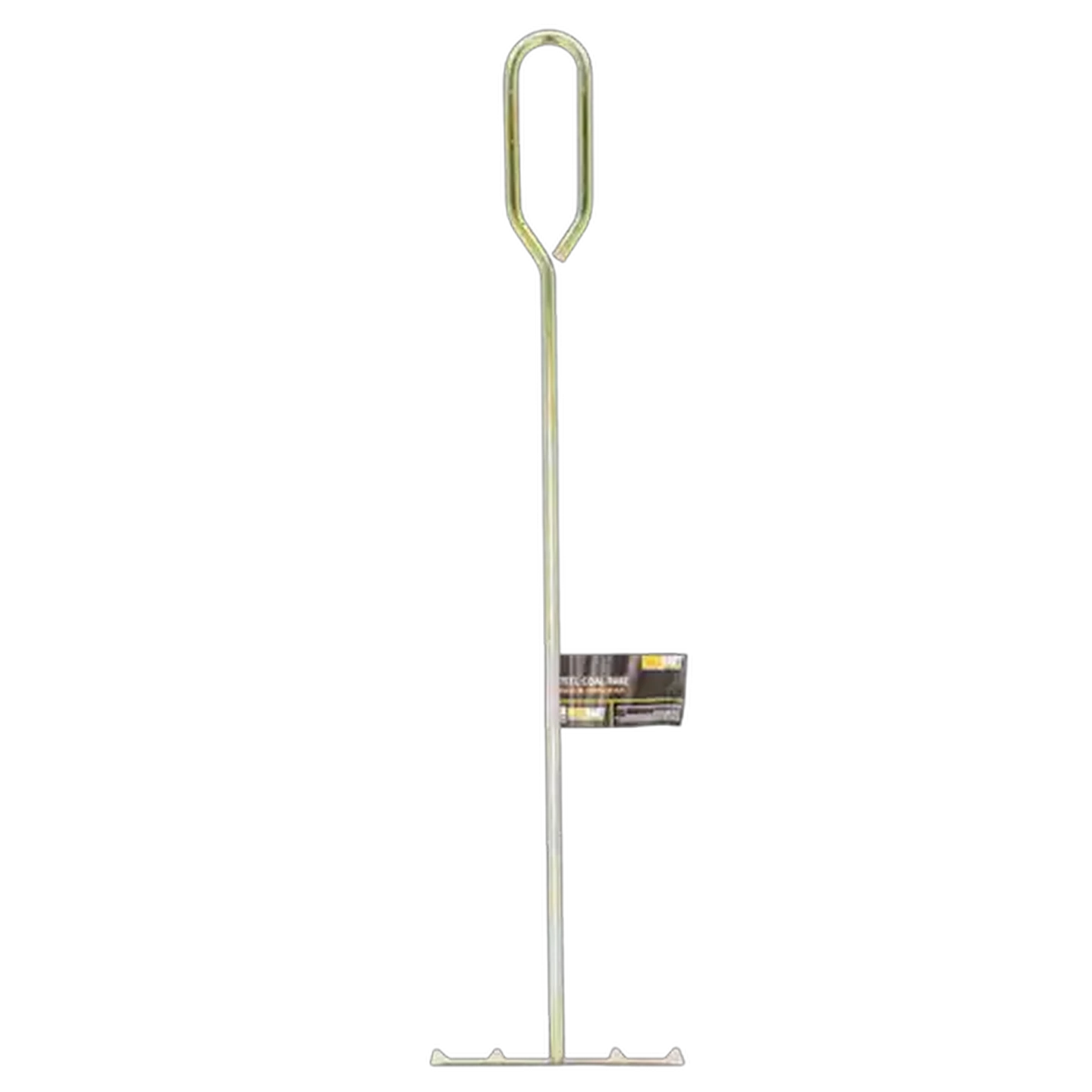Image of Bush Baby Silver Steel Coal Rake 56 x 13.5 x 4.8cm