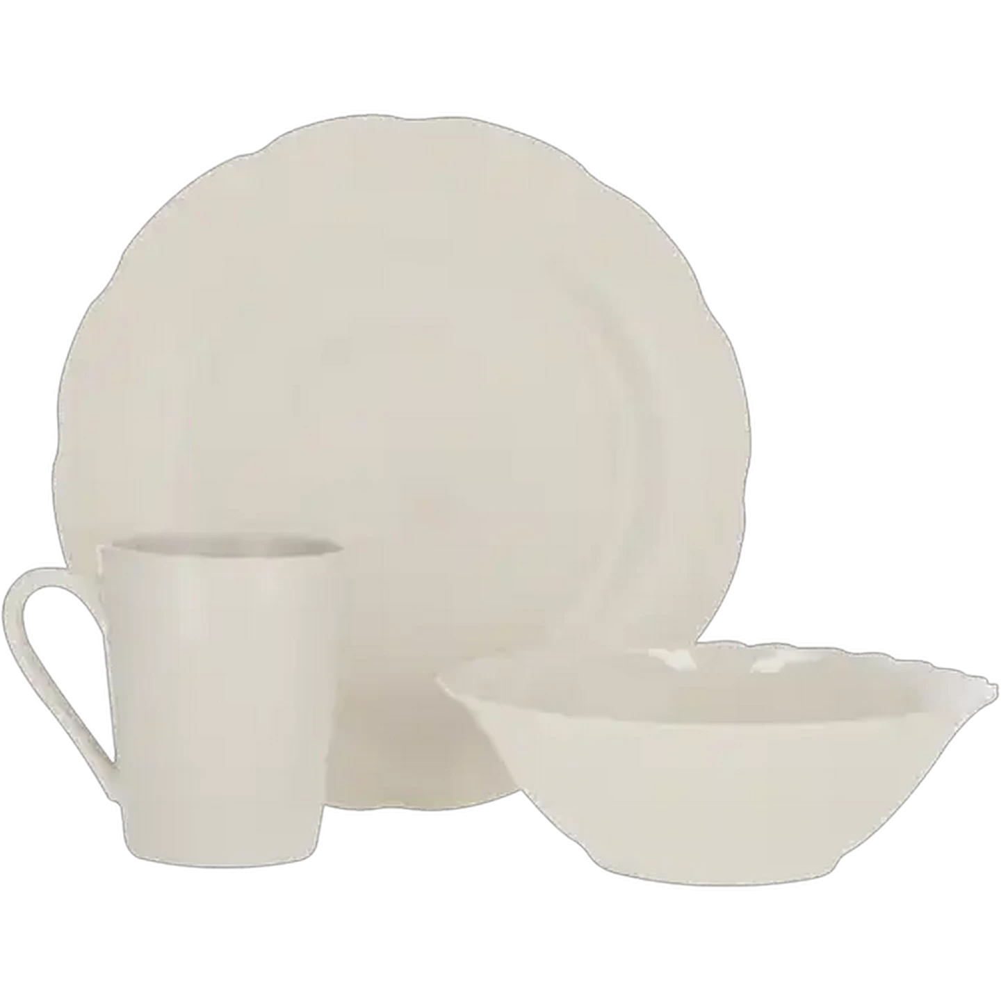 Image of Delicate Rim Dinner Set 12-Piece