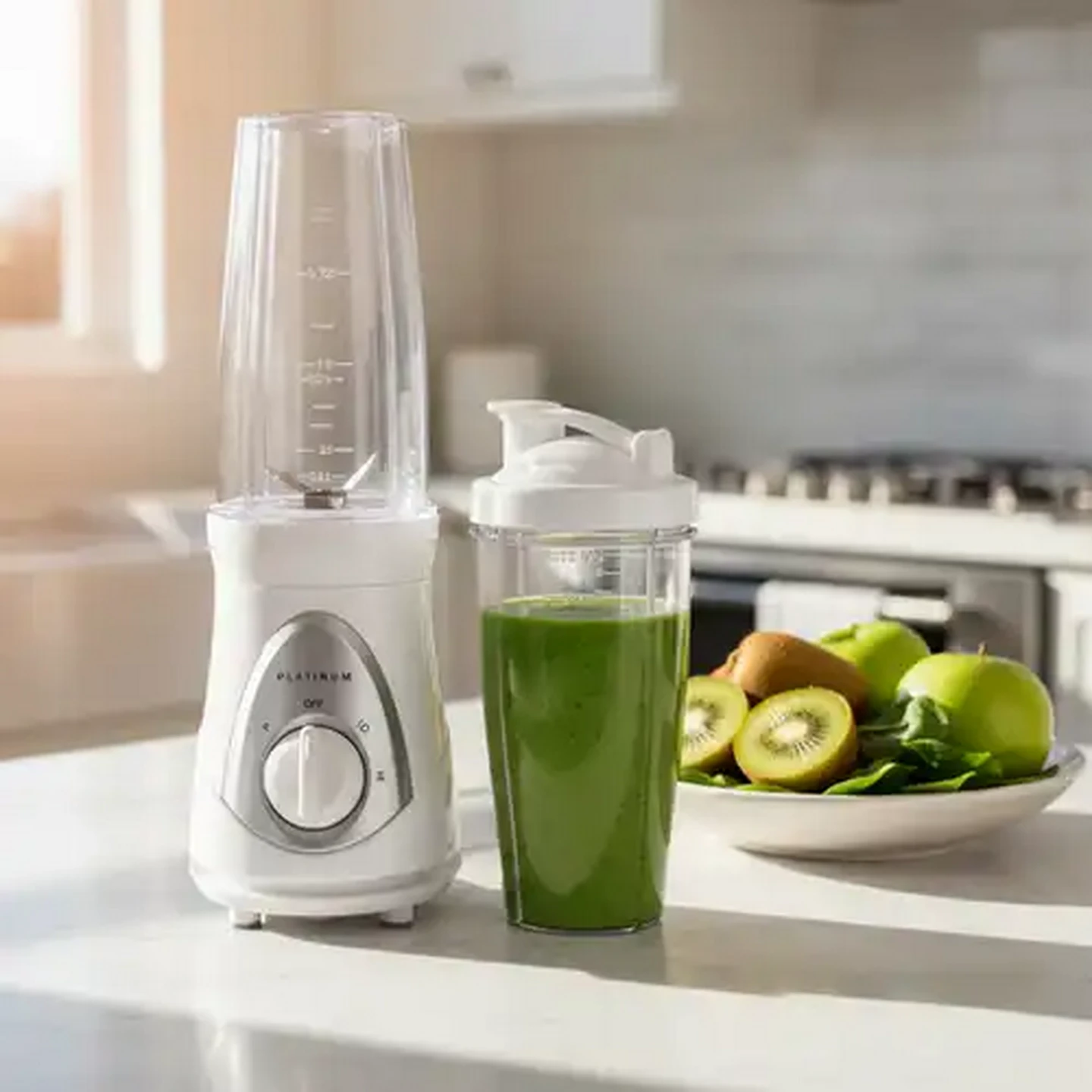 Image of Platinum On-the-Go White Blender 750ml