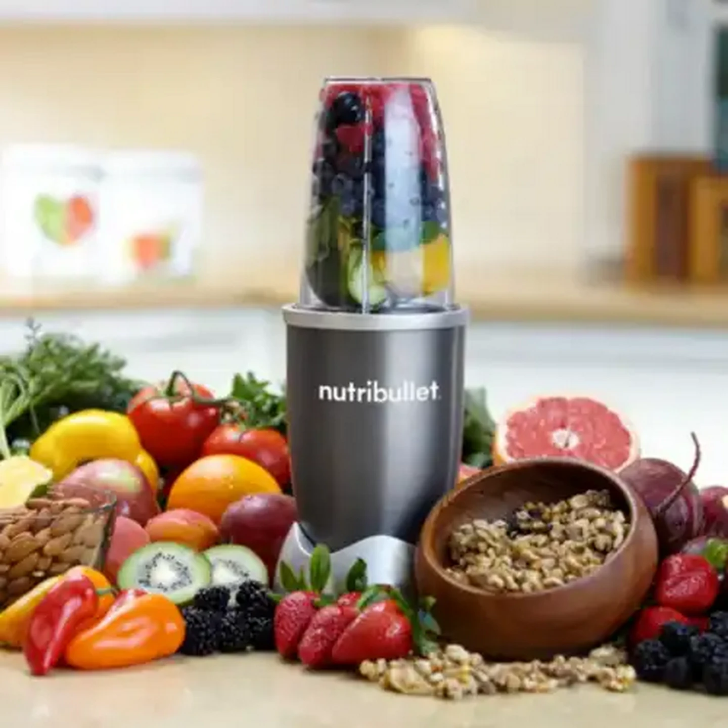 Image of NutriBullet 600 Series Grey Blender 600W