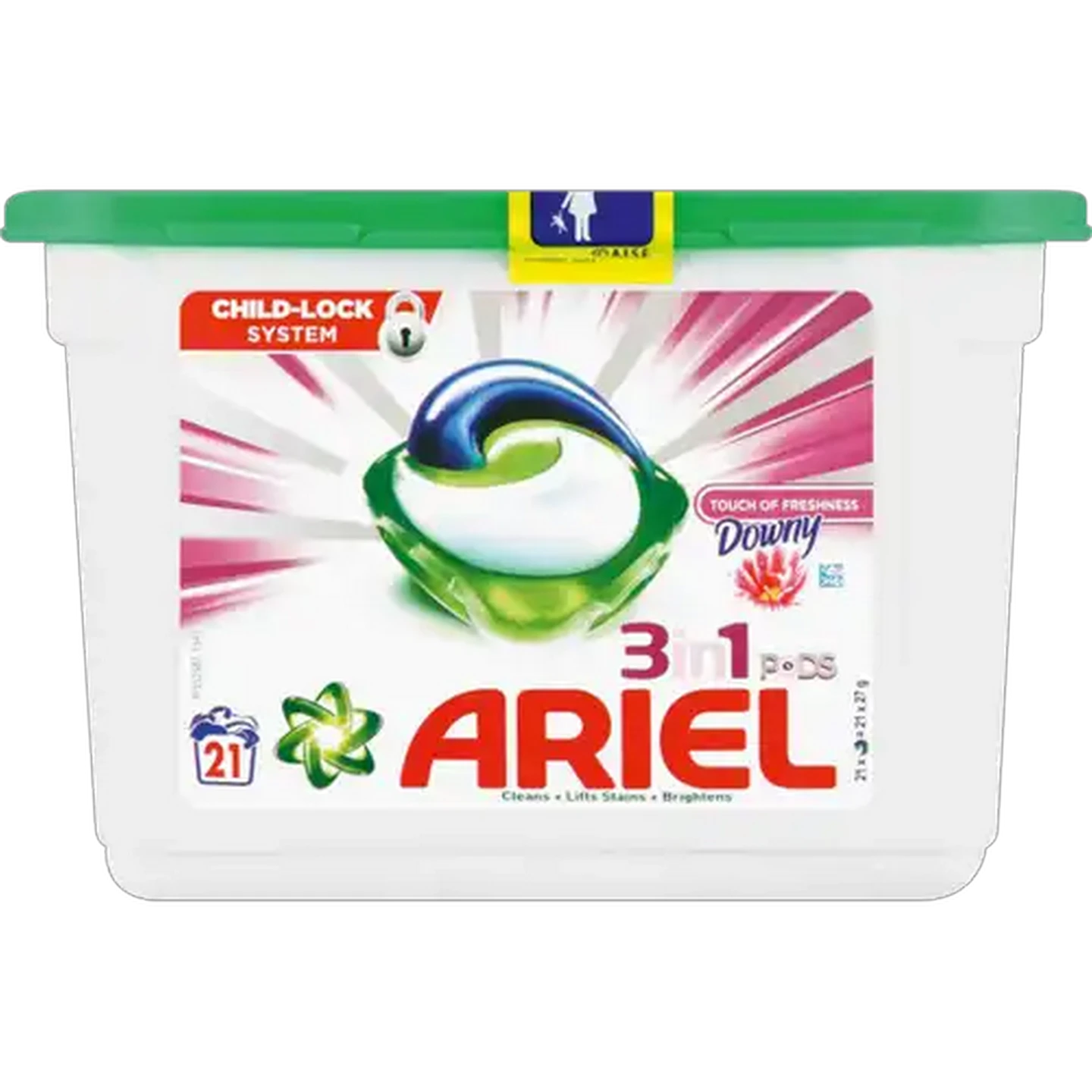 Image of Ariel 3-In-1 Downy Detergent Capsules 567g