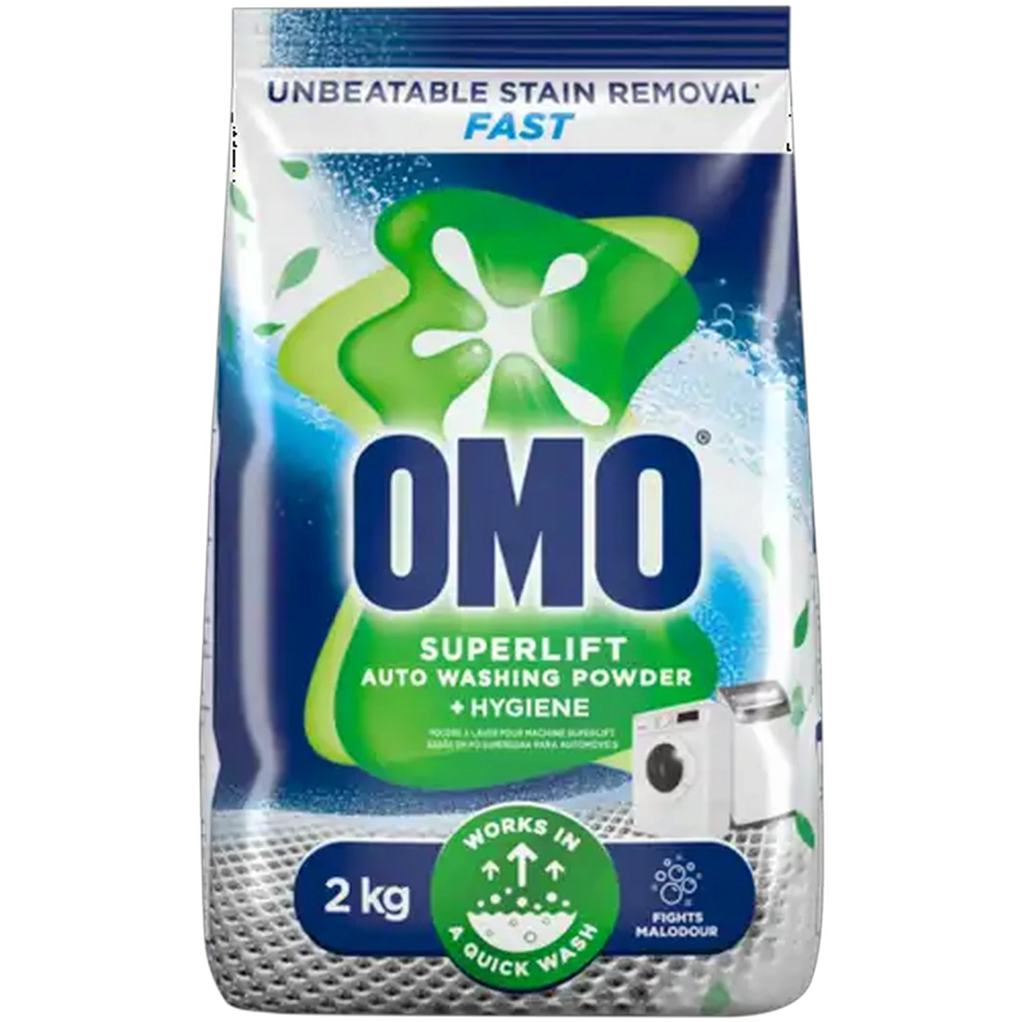 Image of OMO Superlift +Hygiene Auto Washing Powder 2kg
