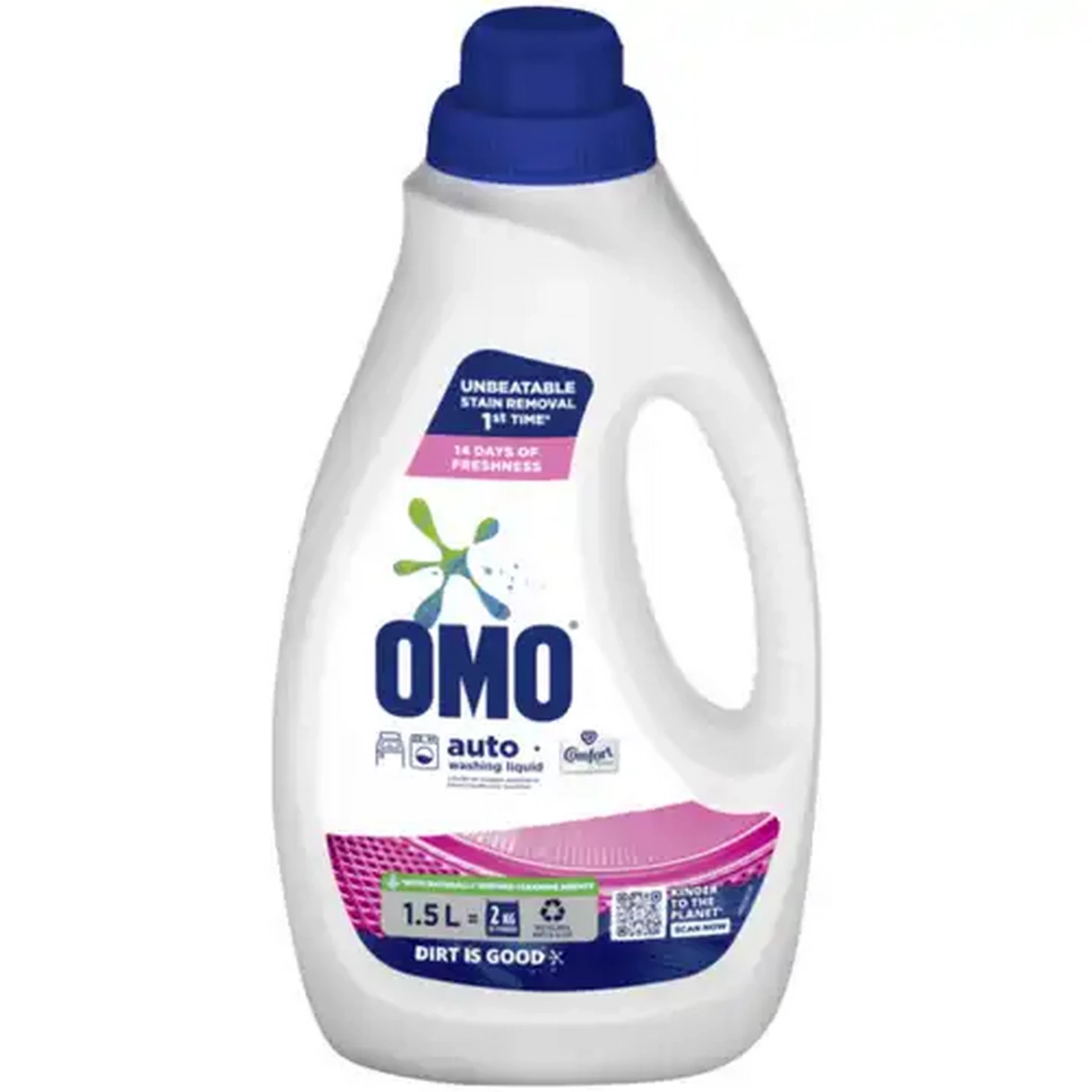 Image of OMO Superlift Auto Washing Liquid with Touch of Comfort 1.5L