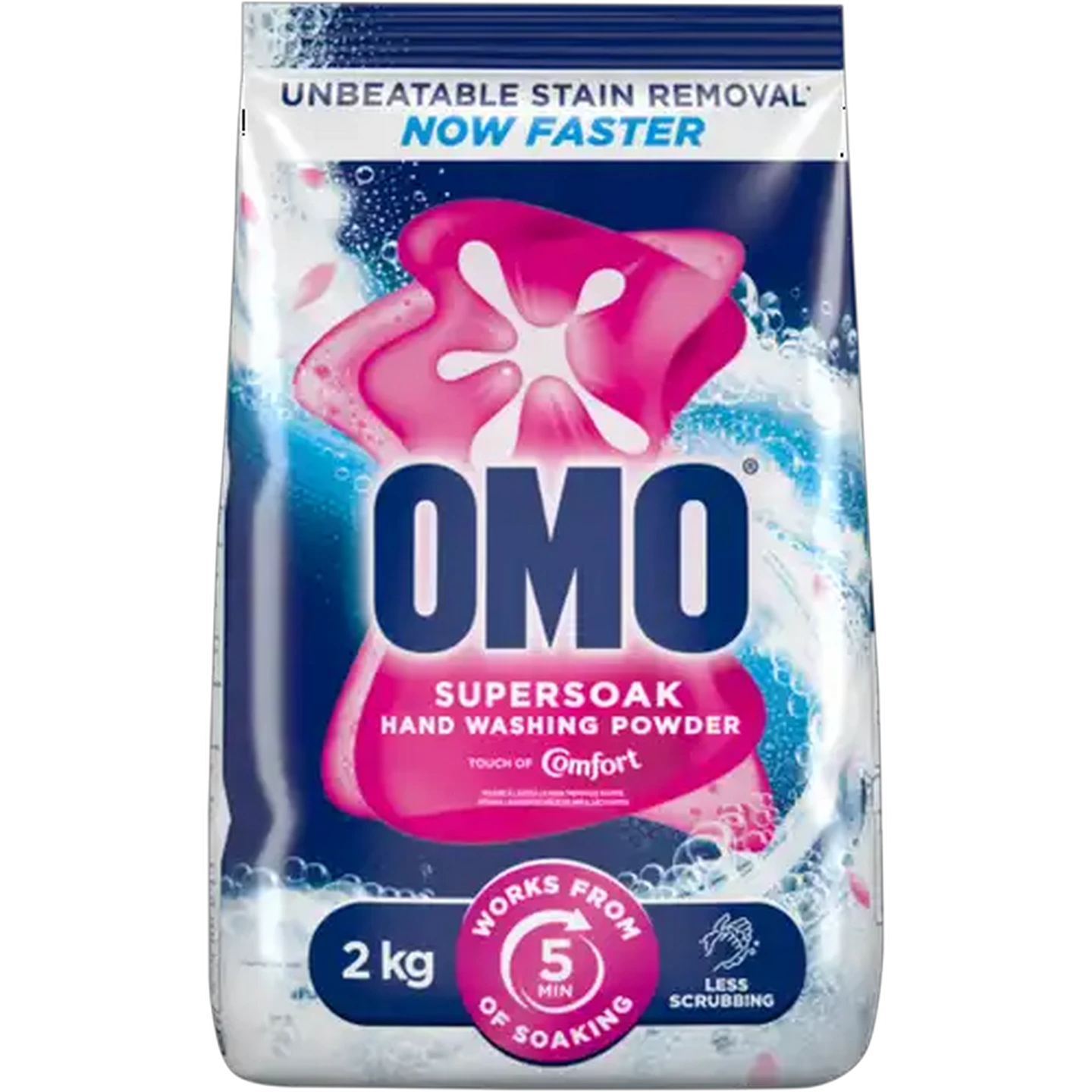 Image of OMO Supersoak Hand Washing Powder with Comfort 2kg