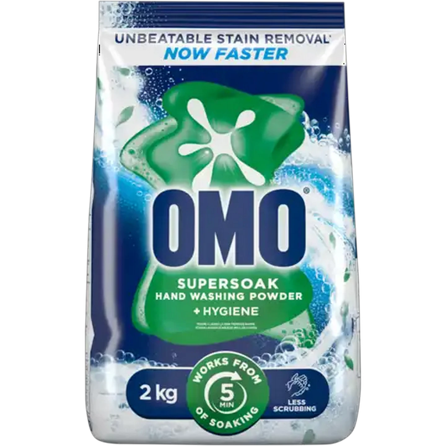 Image of OMO Supersoak Hand Washing Powder + Hygiene 2kg