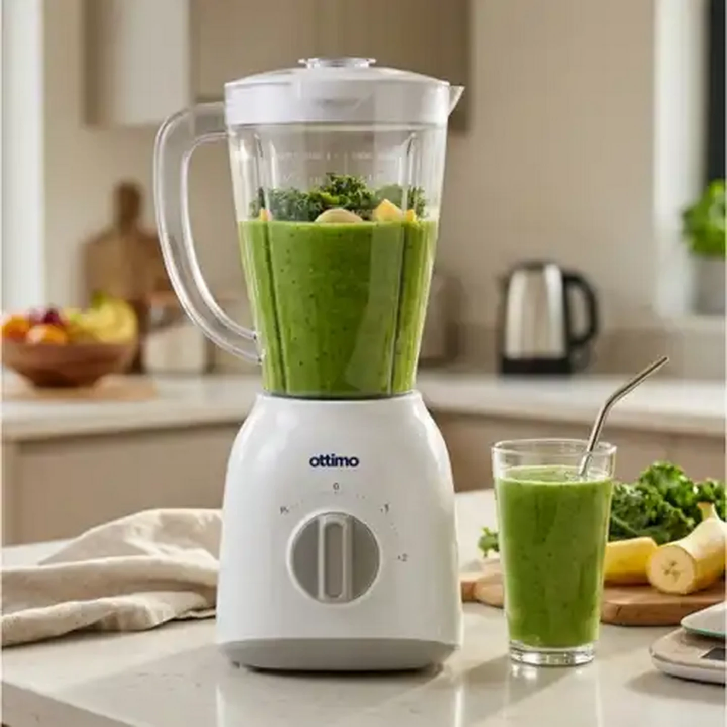 Image of Ottimo White Jug Blender White 1.5L