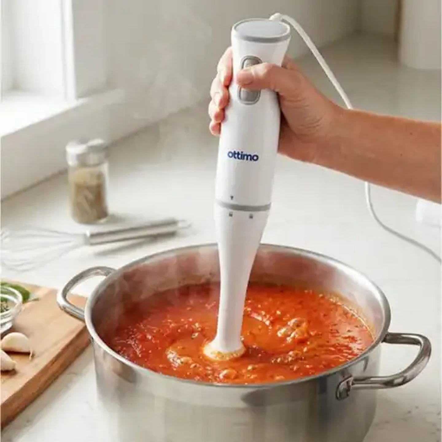 Image of Ottimo White 2-Speed Stick Blender 250W