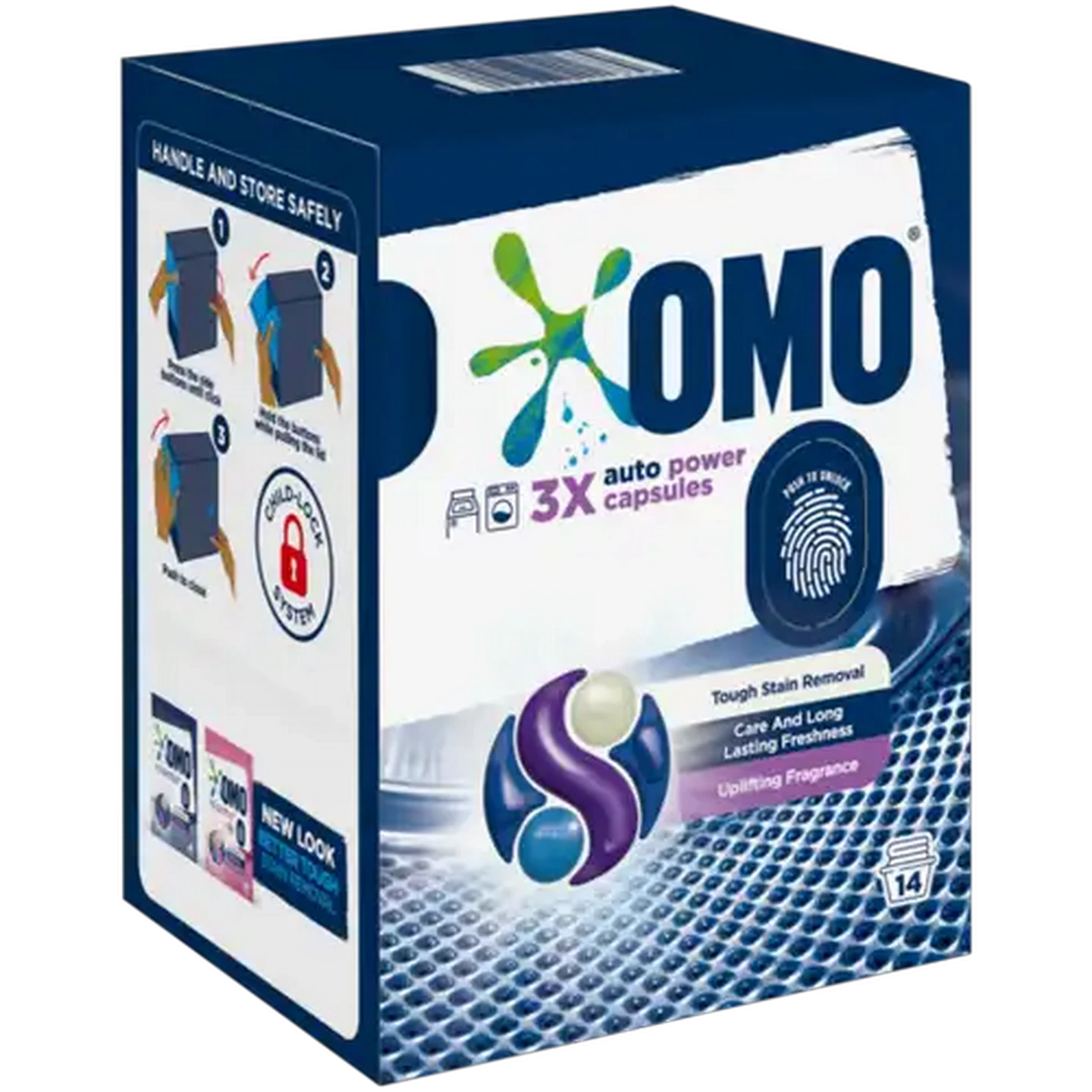Image of OMO Auto Power Laundry Capsules 14 x 21ml