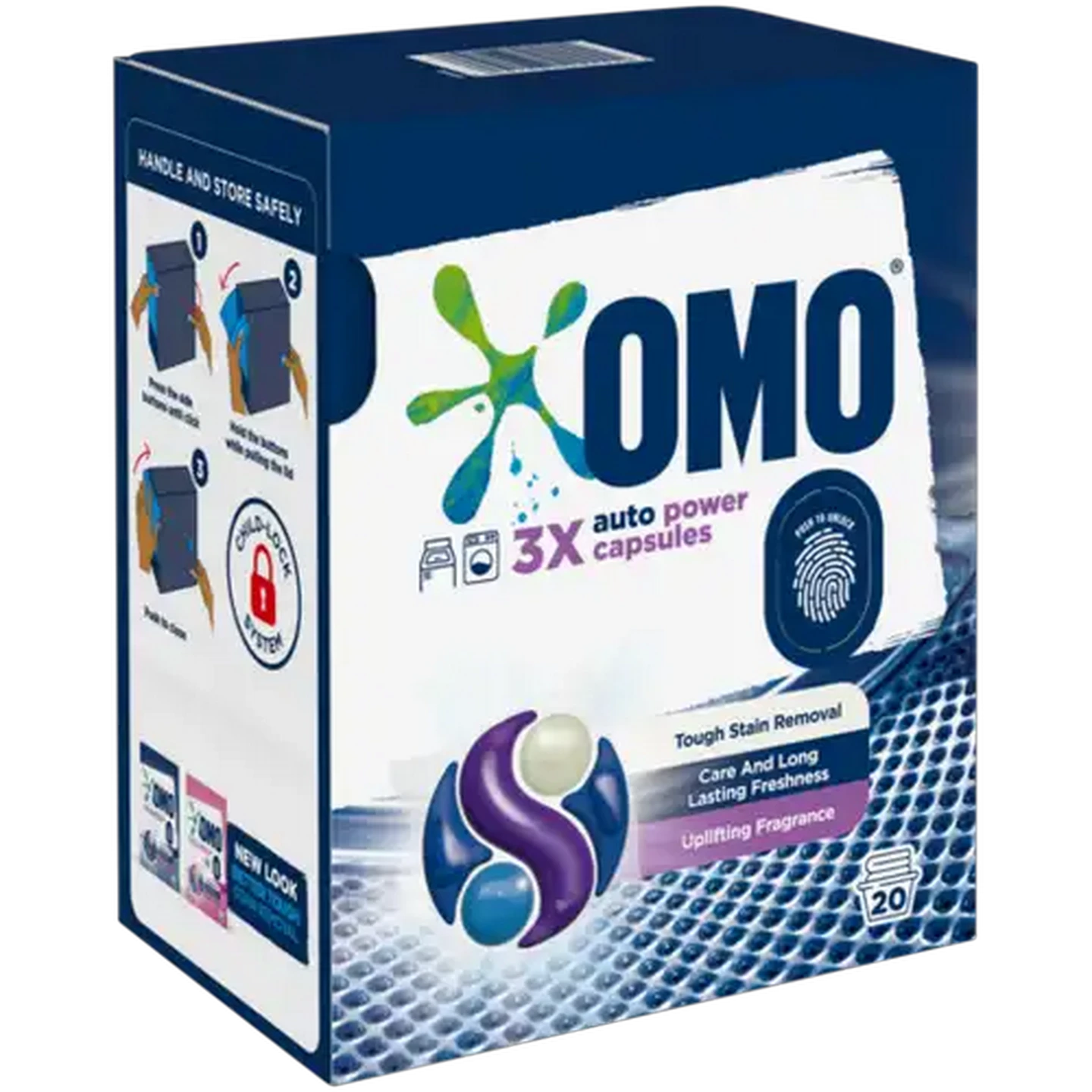 Image of OMO Auto Power Laundry Capsules 20 x 21ml