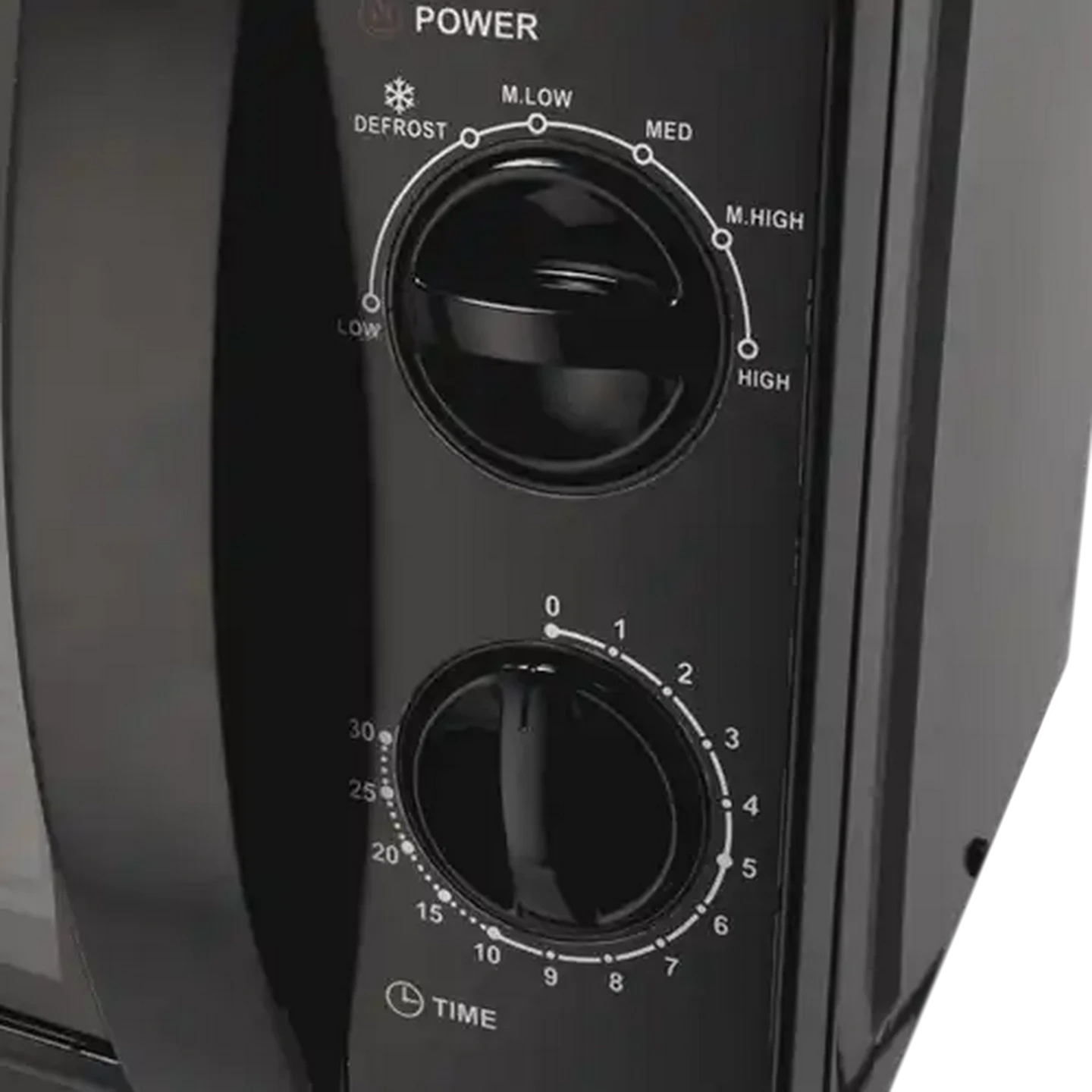 Image of Xssentials Black Manual Microwave 20L
