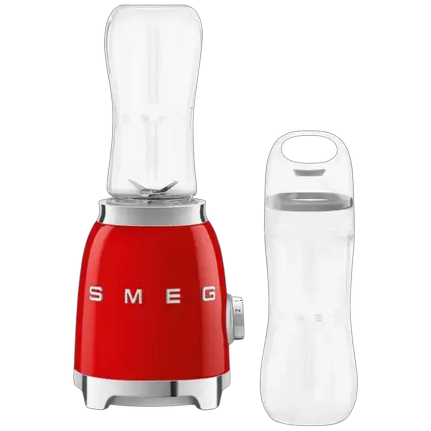 Image of Smeg Glossy Red Retro Personal Blender 300W