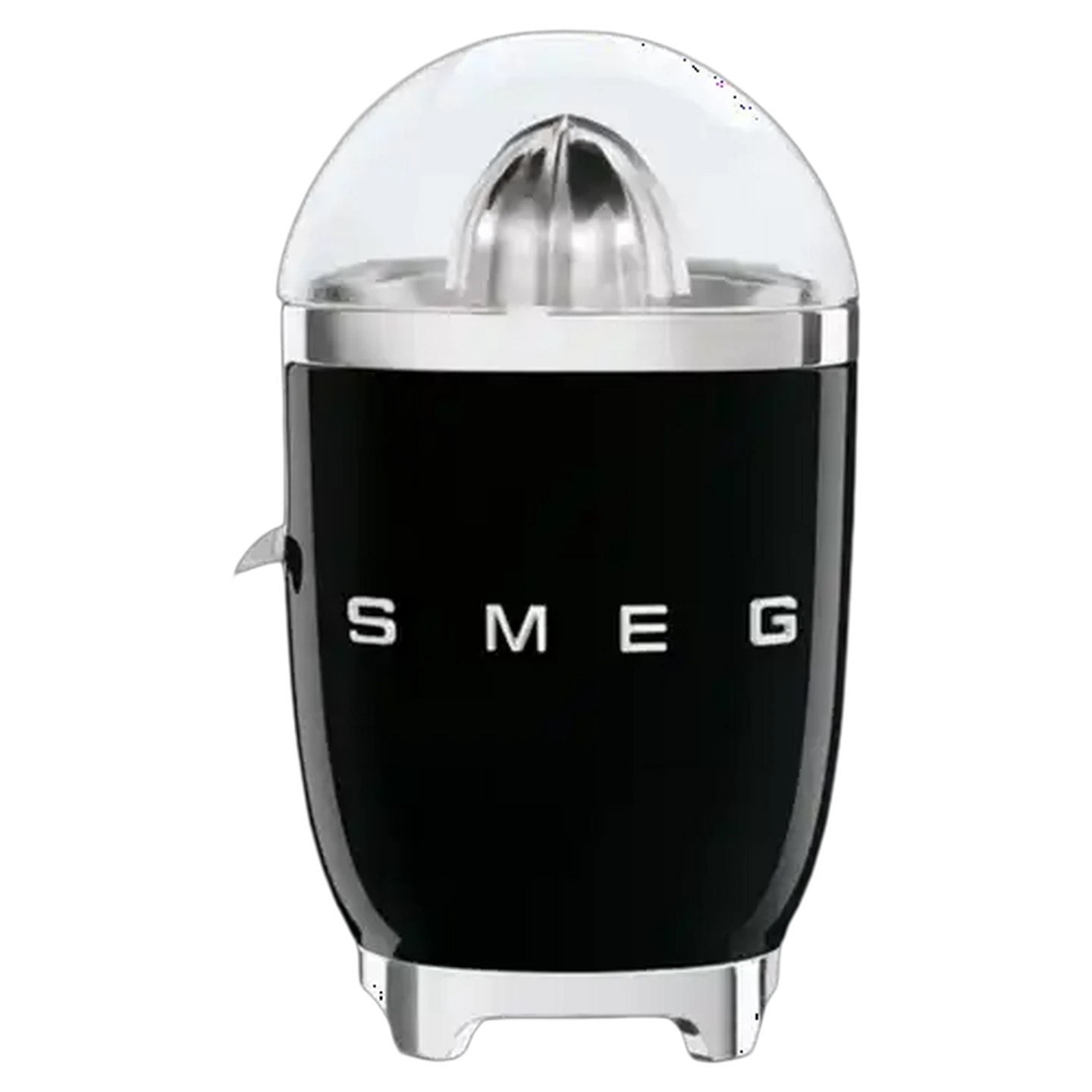 Image of Smeg Glossy Black Retro Citrus Juicer 70W