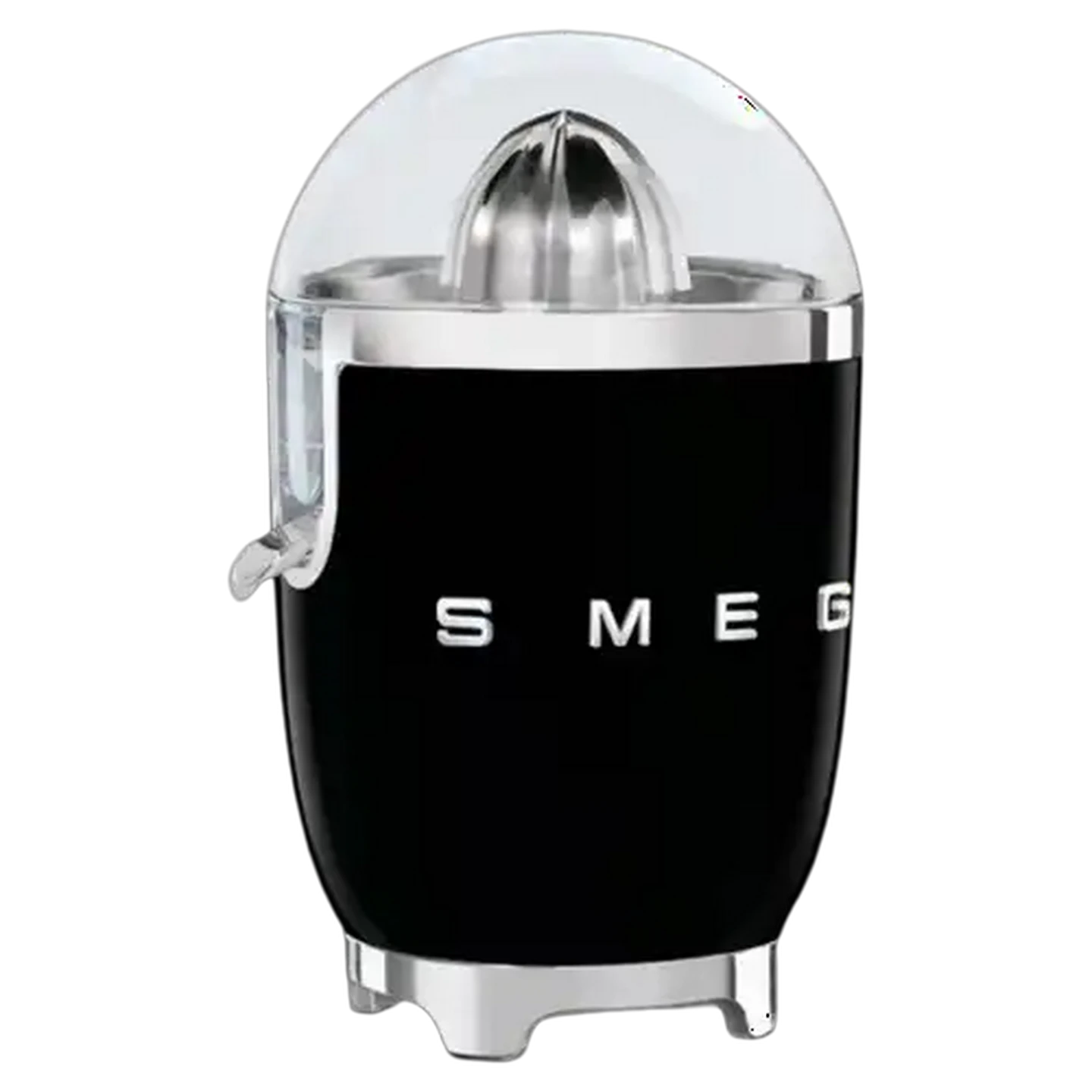 Image of Smeg Glossy Black Retro Citrus Juicer 70W