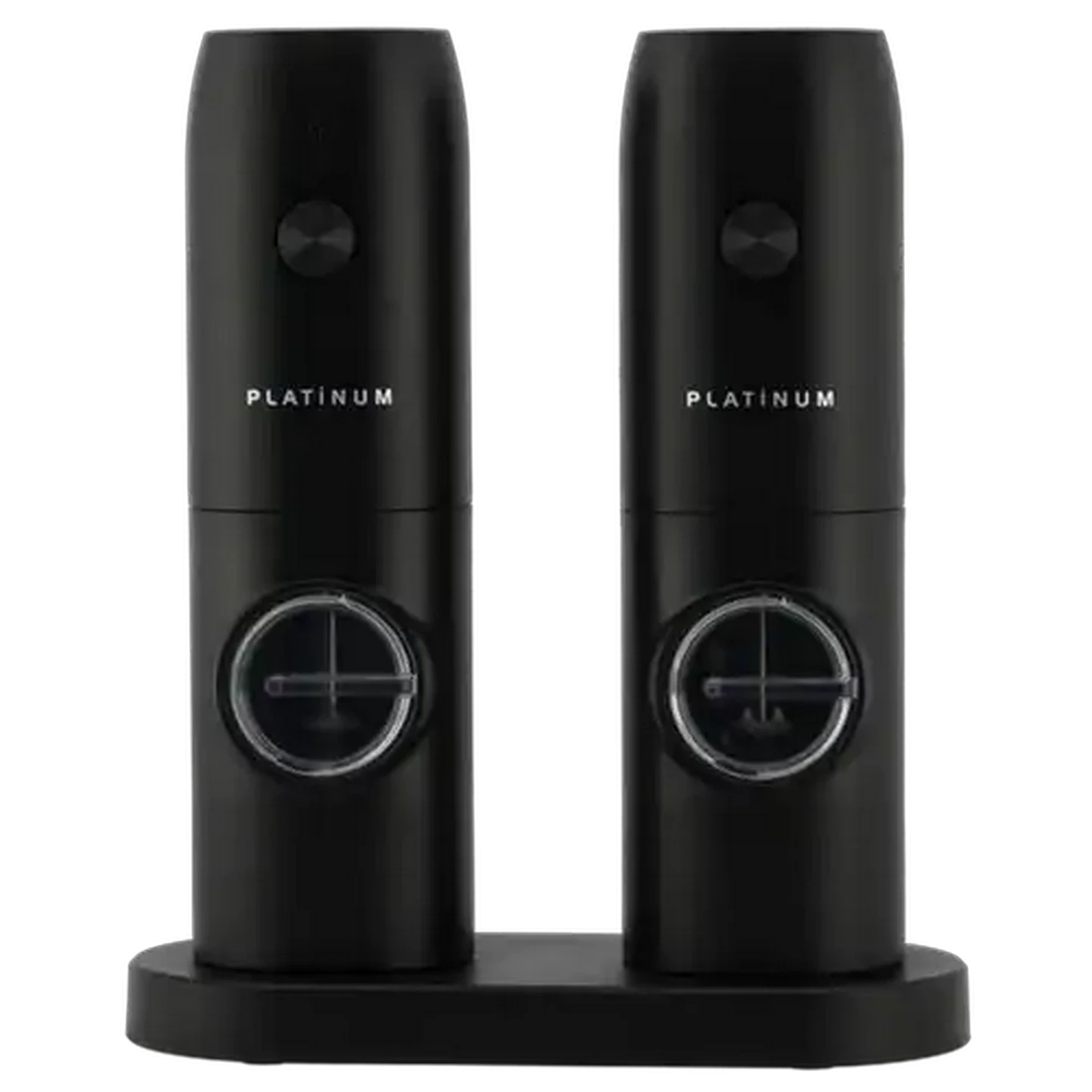 Image of Platinum Rechargeable Salt & Pepper Grinder Set