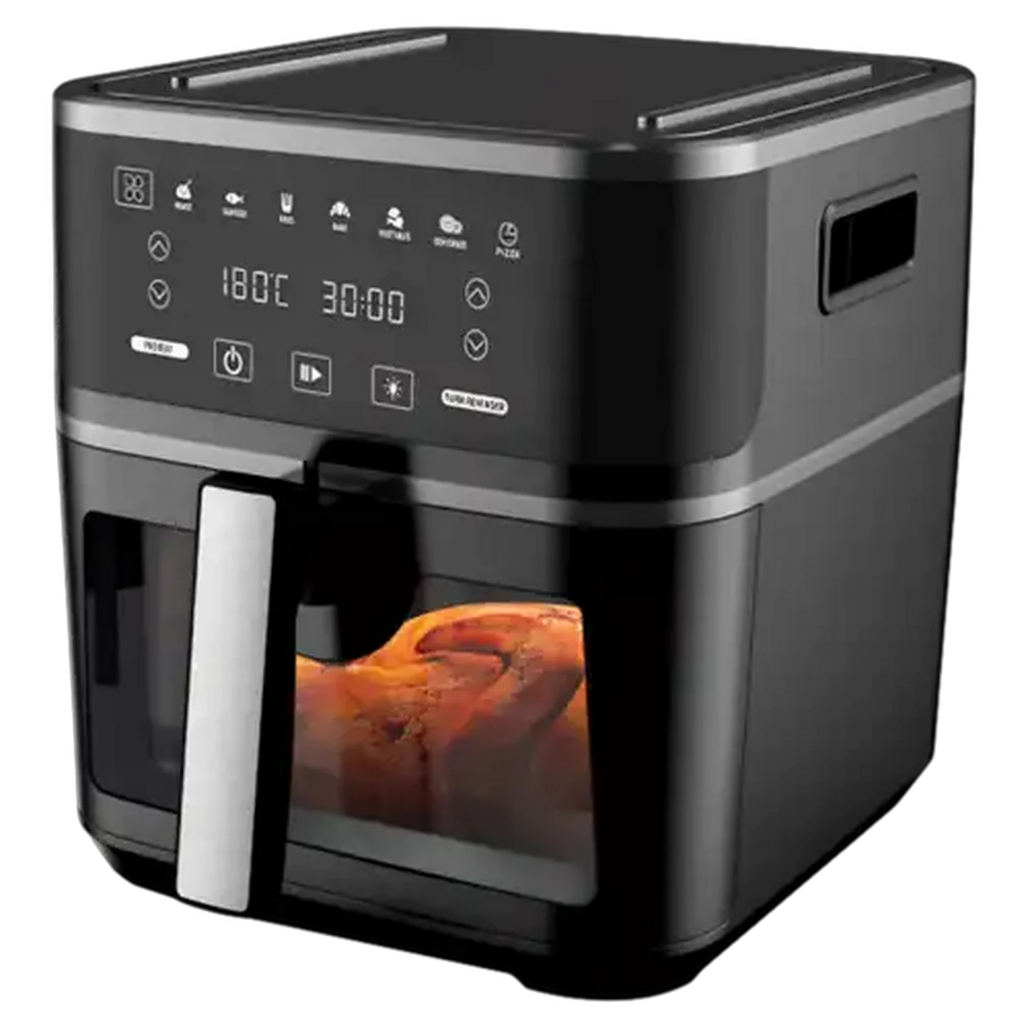 Image of Genesis Fry 'n Grill 2-in-1 Black Airfryer