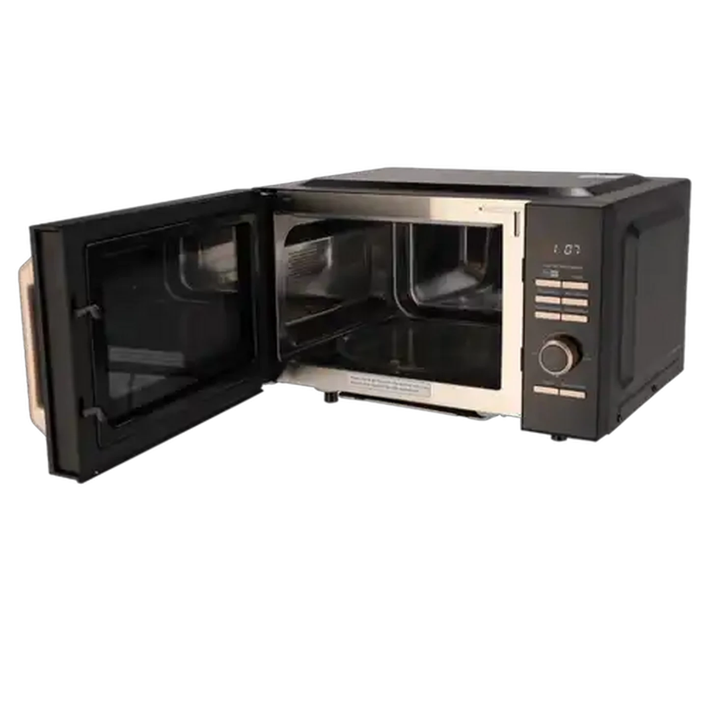 Image of Morphy Richards Black & Rose Gold Air Fryer Microwave Oven 25L
