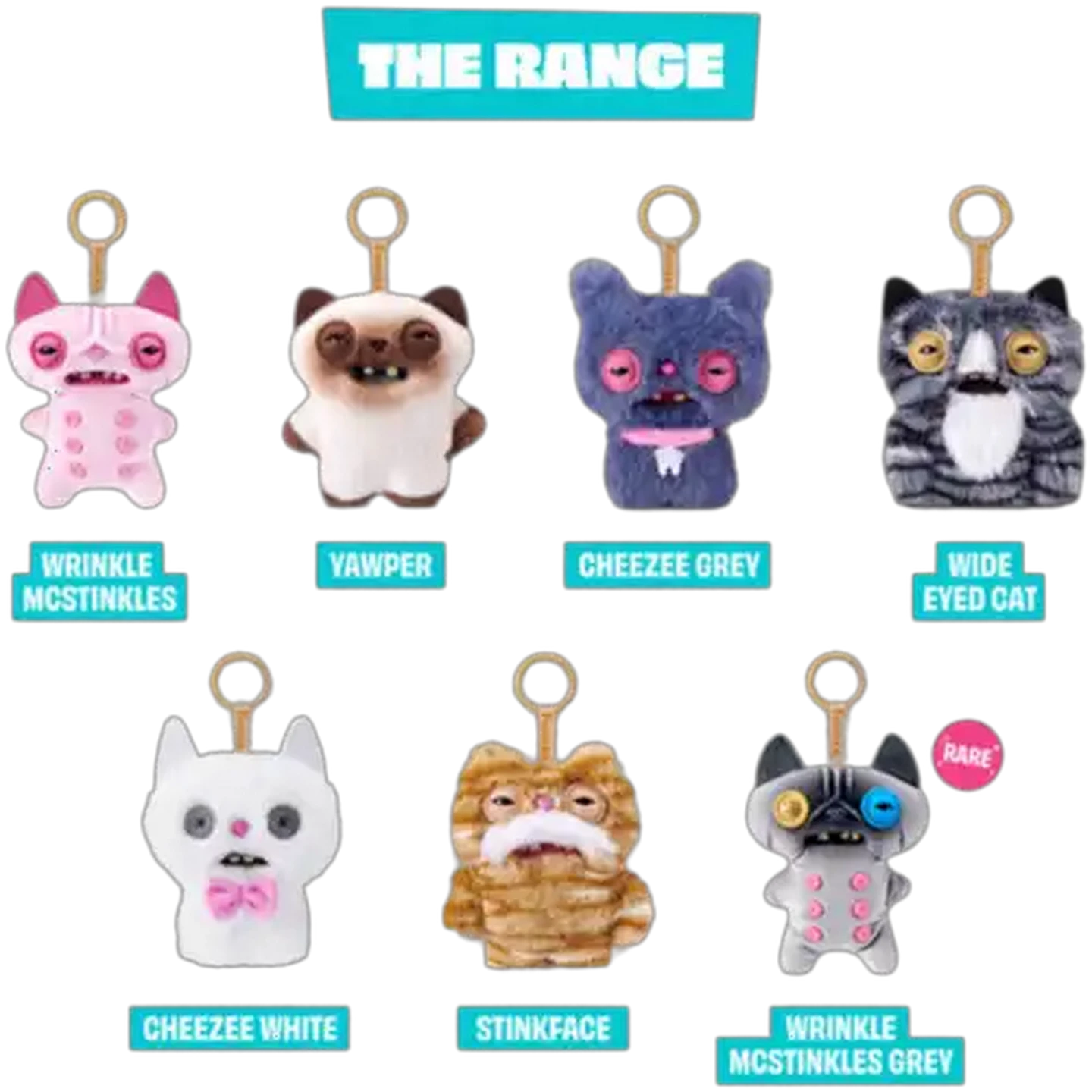 Image of Fuggler Alley Cat Keyring 12cm (Type May Vary)