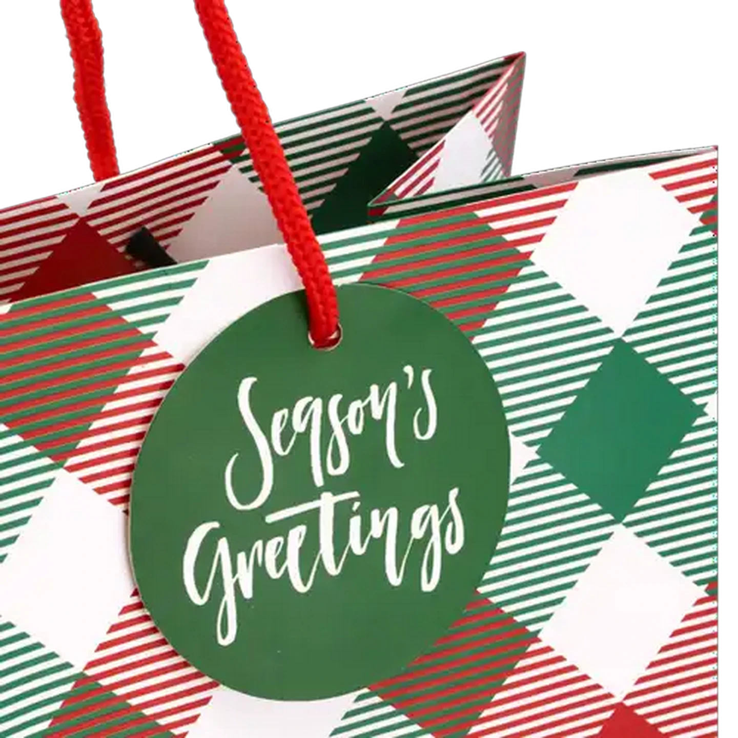 Image of Happy Holidays Large Christmas Gift Bag (Design May Vary)