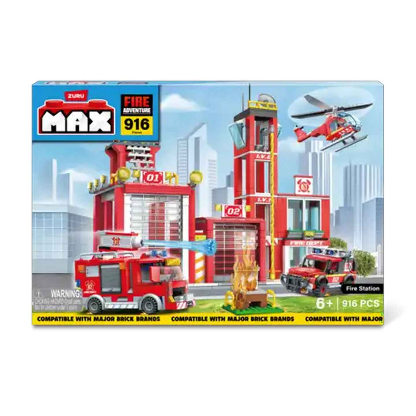 Image of MAX Adventure Fire Station Playset