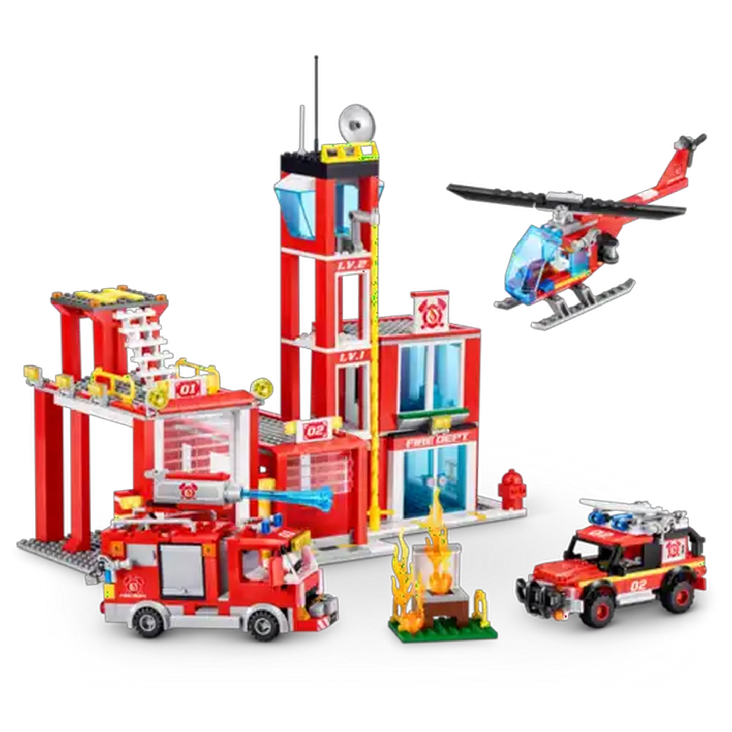Image of MAX Adventure Fire Station Playset