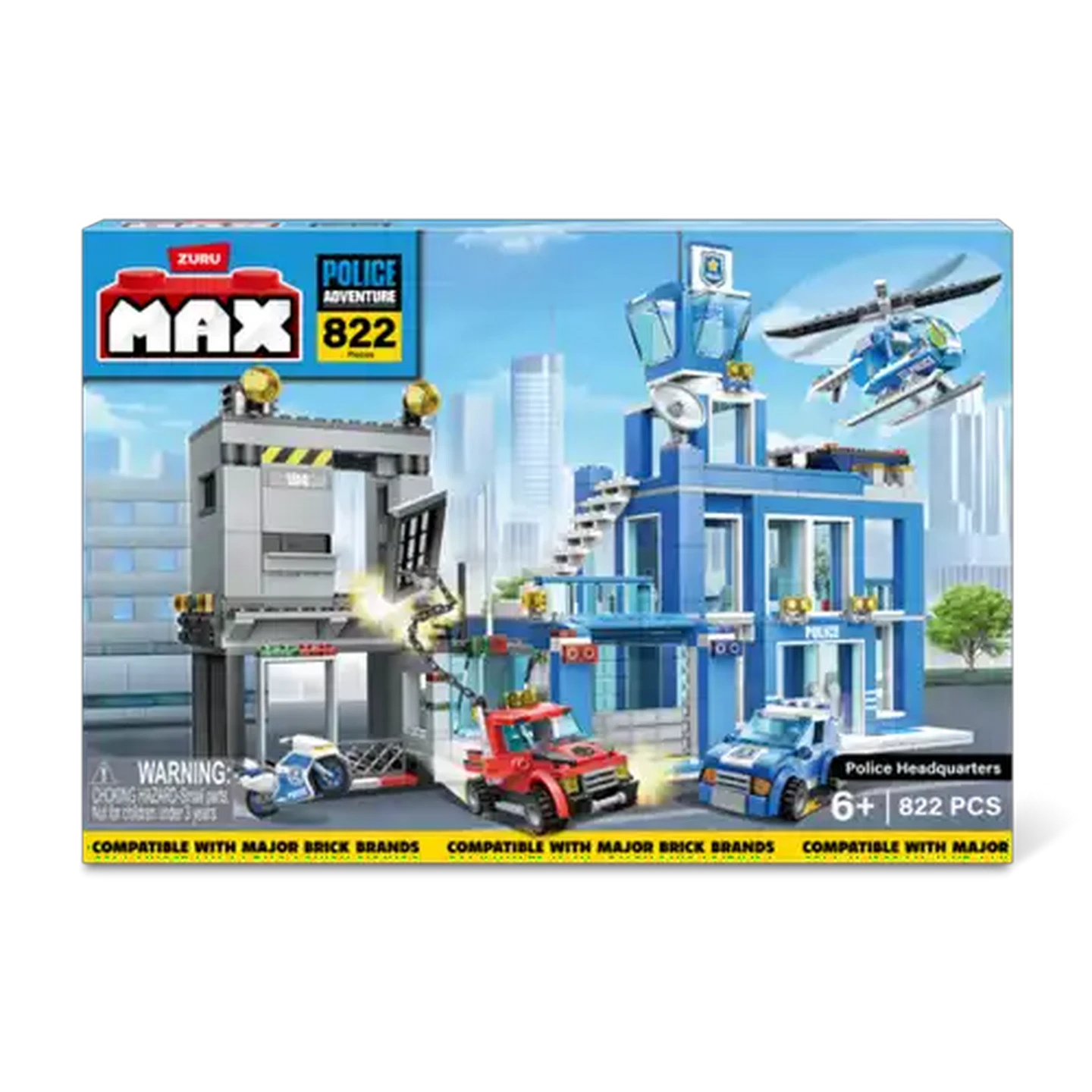 Image of Max Adventure Police Headquarters Playset