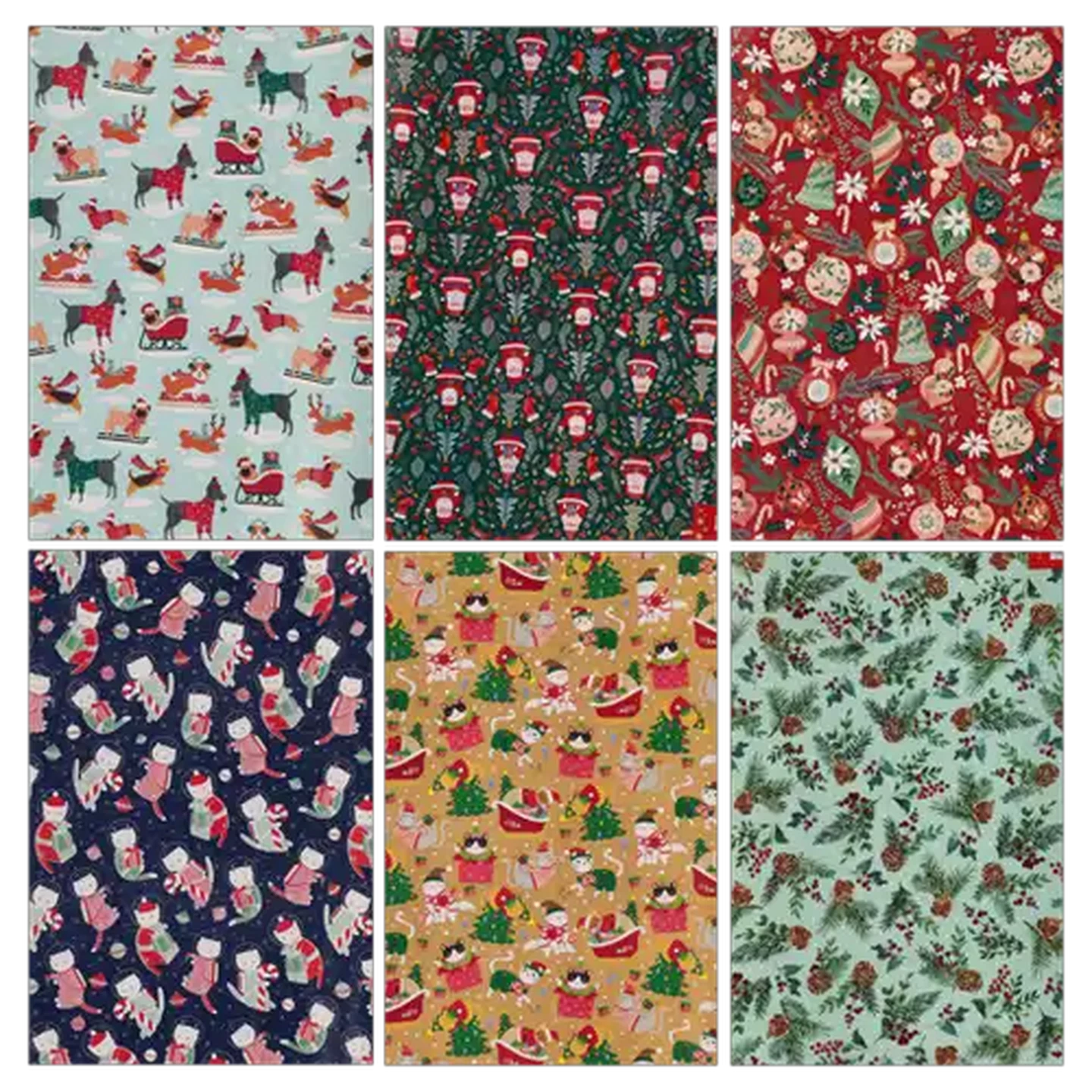 Image of Christmas Gift Wrap 2m x 76cm (Design May Vary)